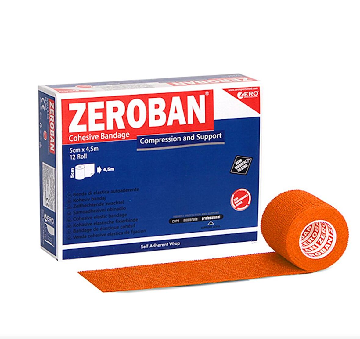 Zeroban 5Cm X 4,5M Orange