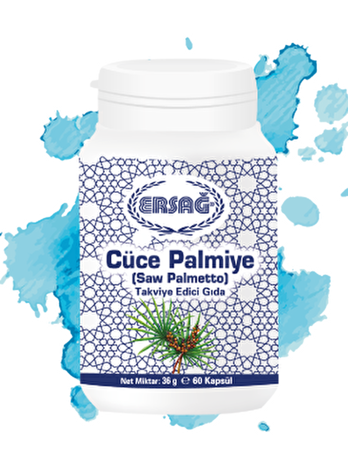 Ersağ Cüce Palmiye (Saw Palmetto) Gıda Takviyesi