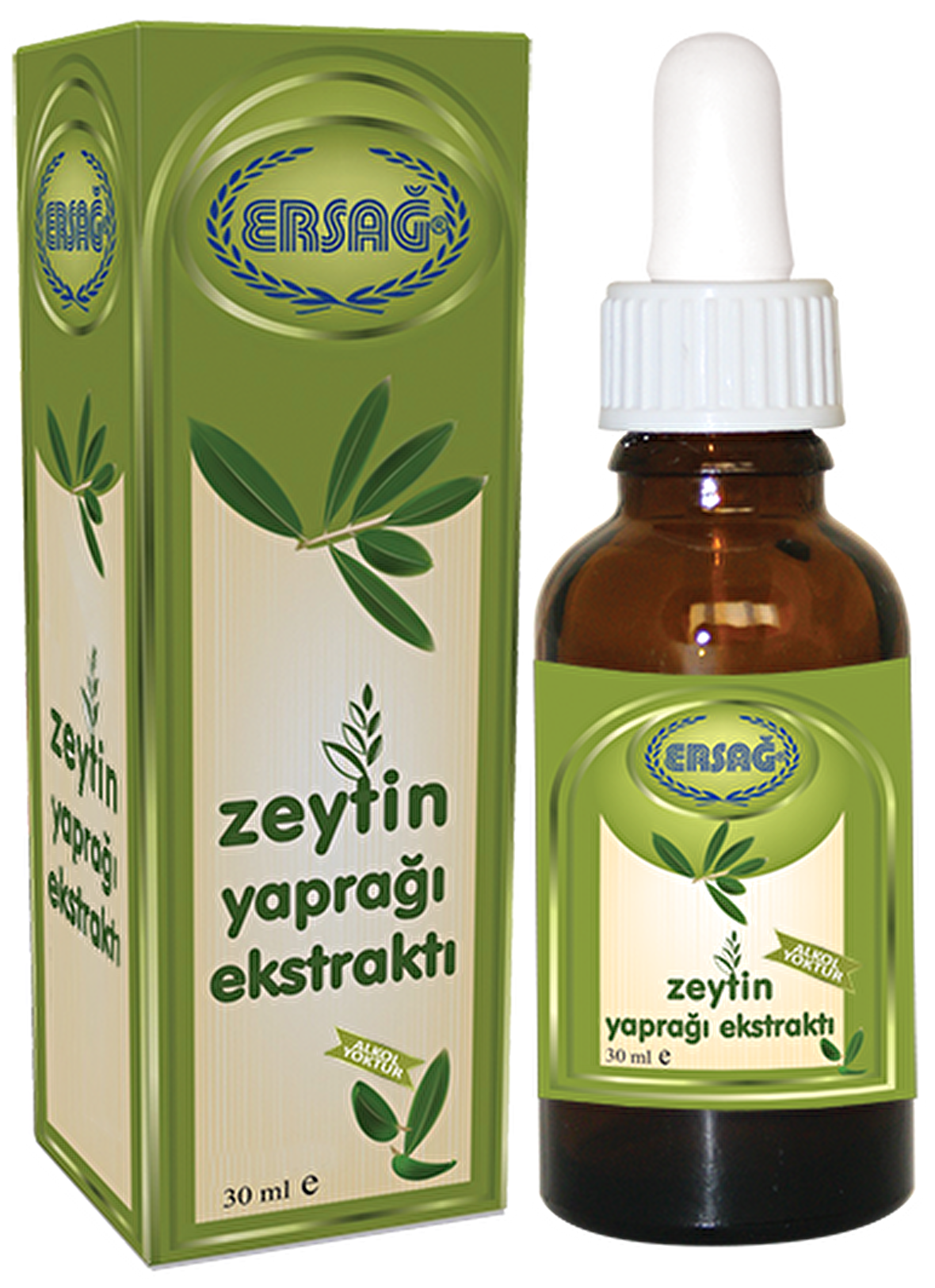 Ersağ Zeytin Yaprağı Ekstraktı Gıda Takviyesi 30 Ml.