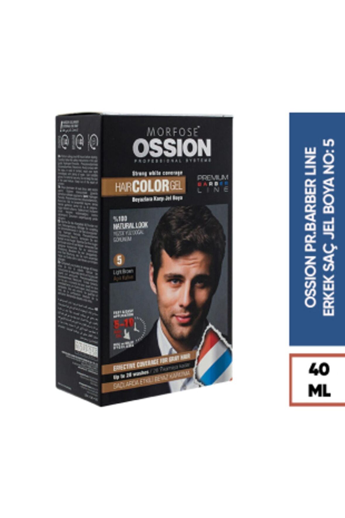 Morfose Ossion Premium Erkek  Jel Boya Açık Kahve 5