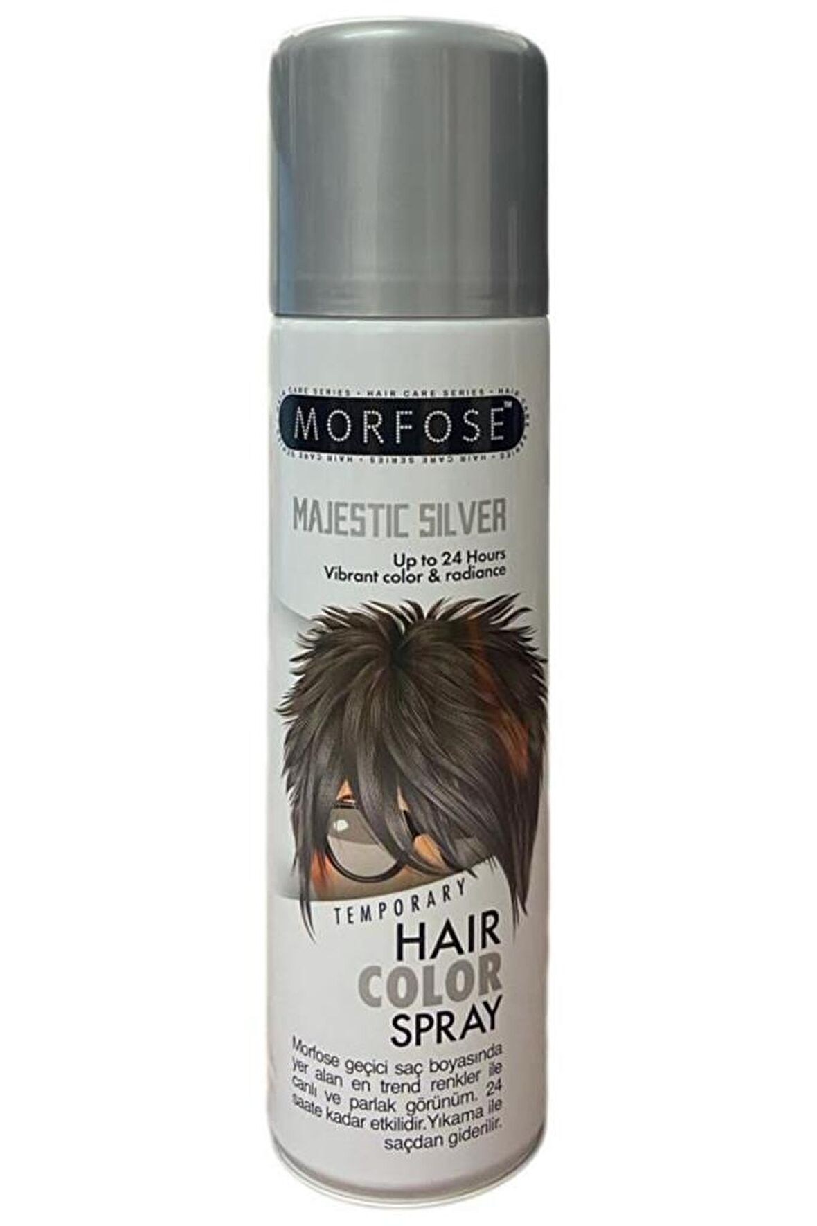 Morfose Renkli Saç Spreyi-Geçici Boya-150 Ml.