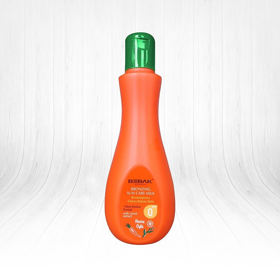 Bebak Havuç Özlü Bronzlaştırıcı Güneş Bakım Sütü 215 ml