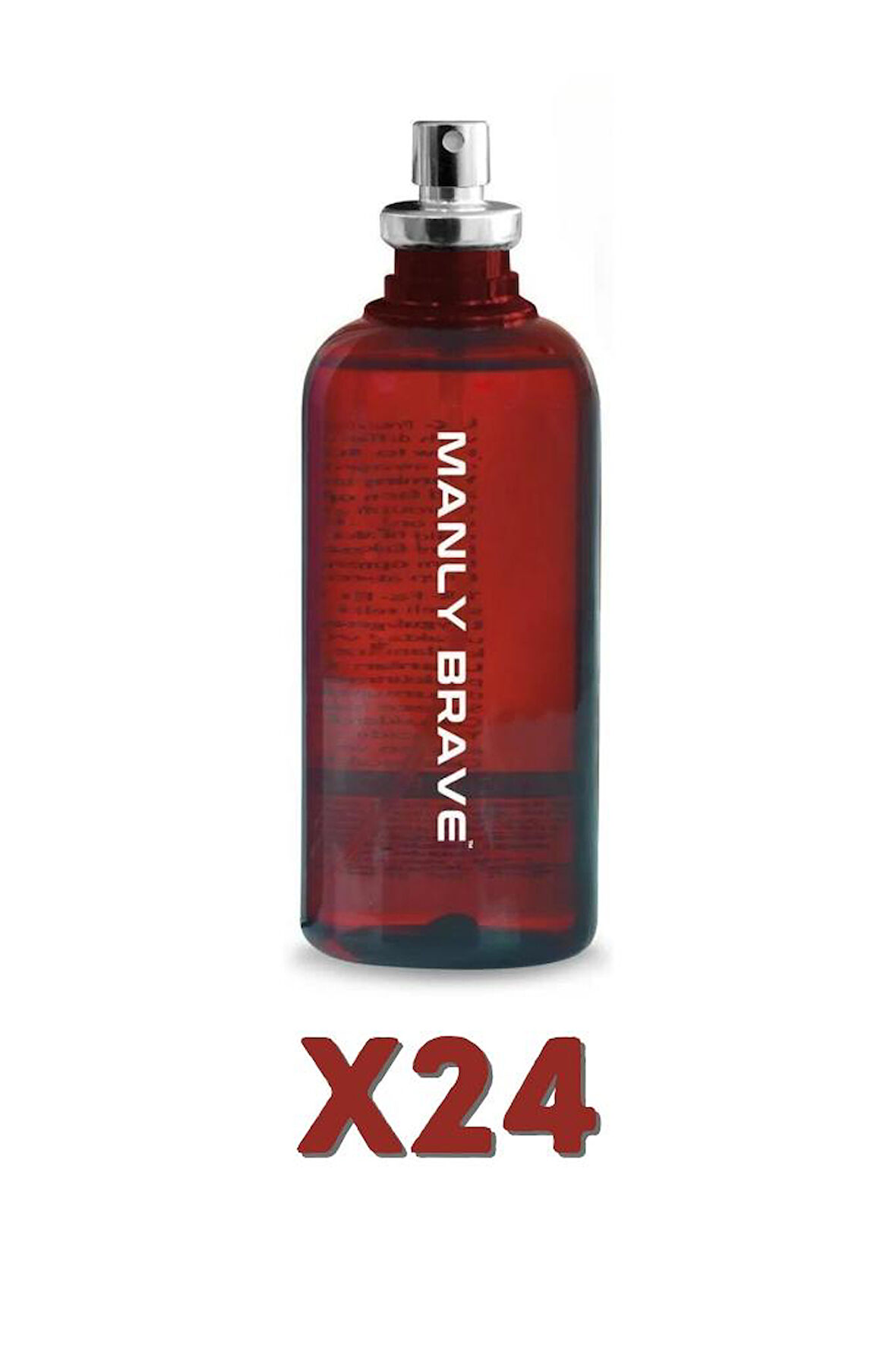 Manly Brave EDC 125 Ml Erkek Parfüm 24 Adet