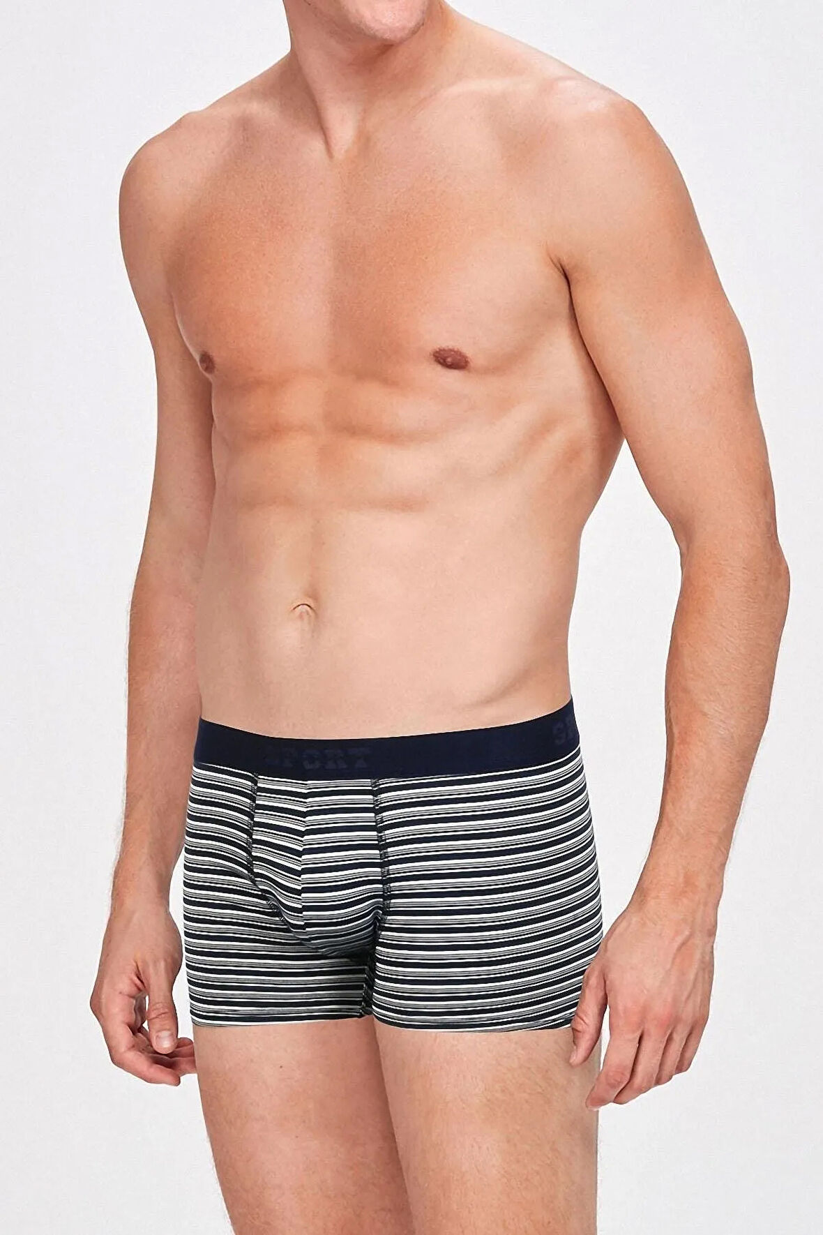 Kısa Paça Desenli Erkek Külot Dima Boxer