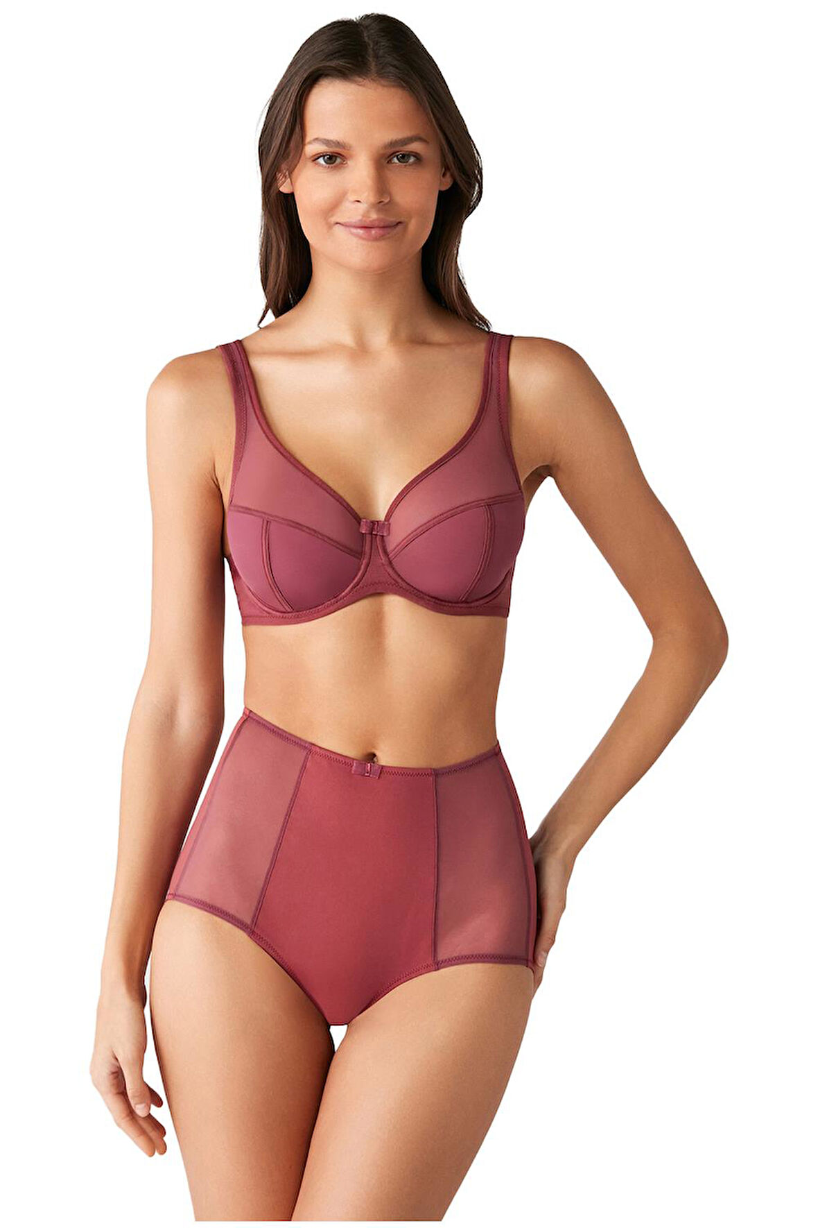 Kom Bianca Biyeli Bordo Sütyen 