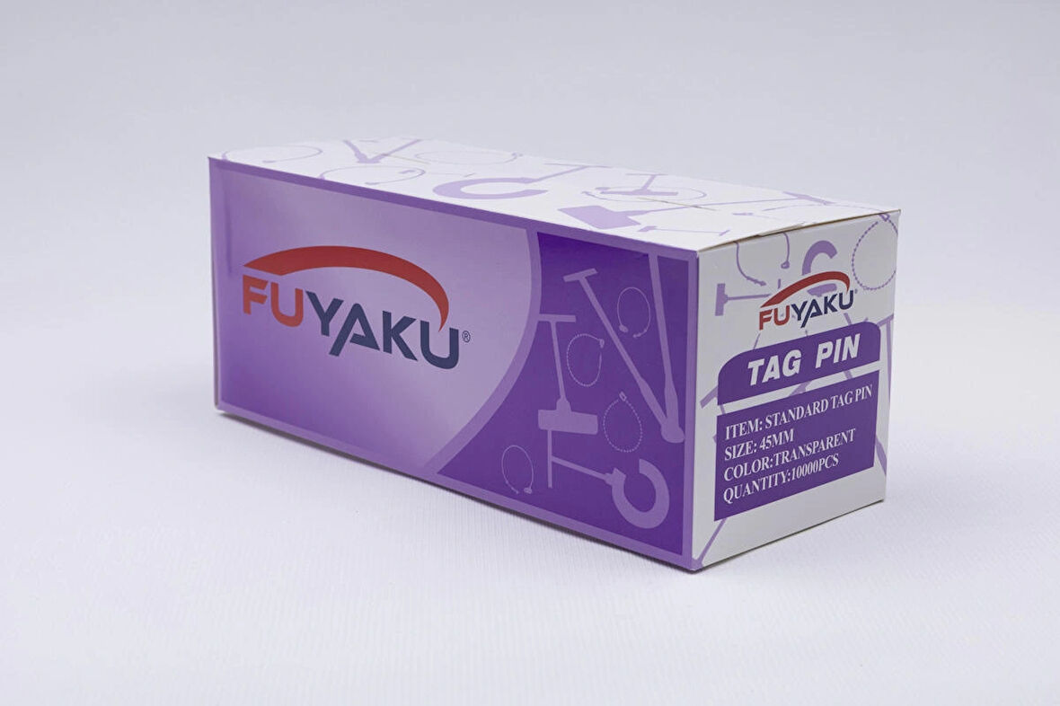 Fuyaku 8 mm Standart Kılçık Etiketleme Plastiği Şeffaf
