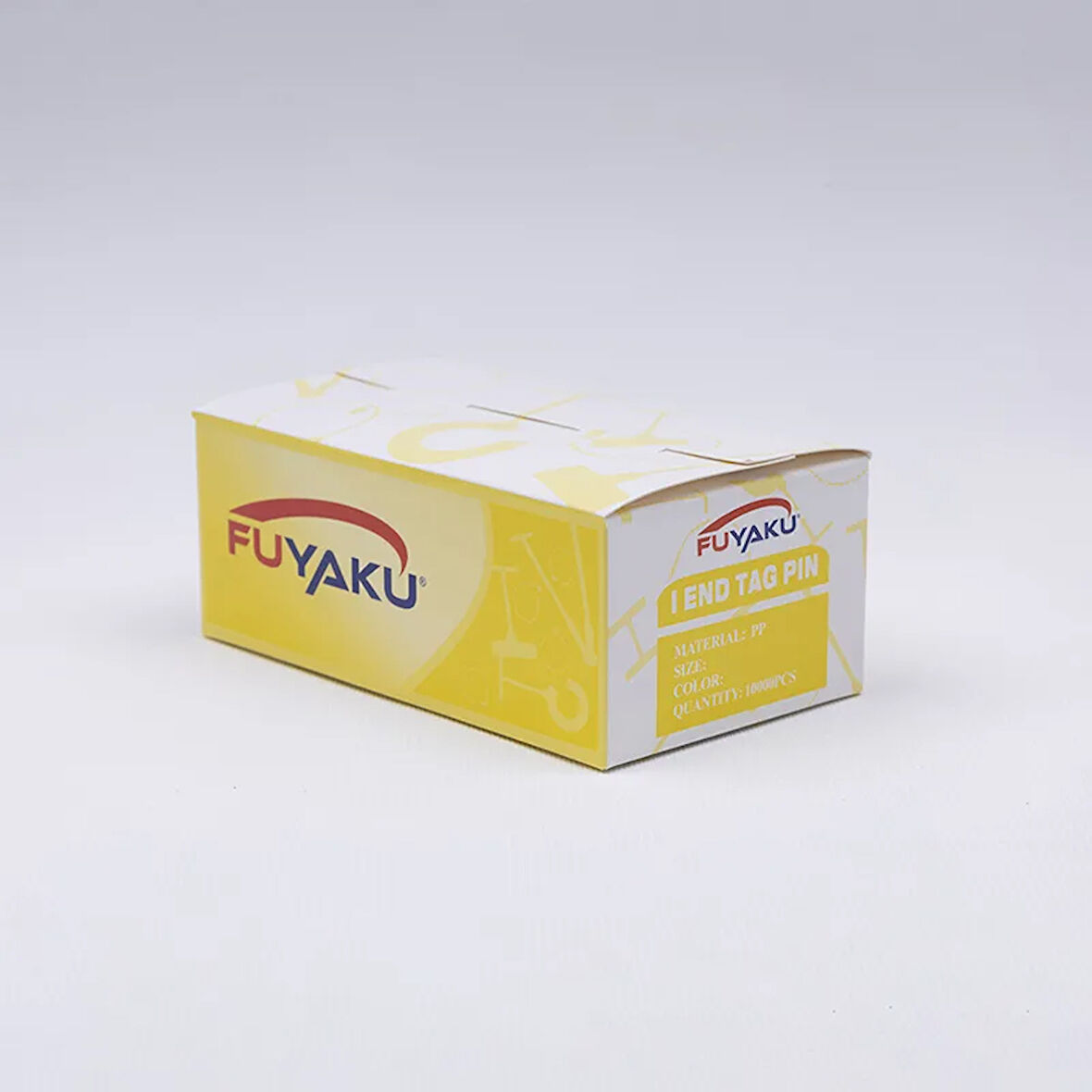 Fuyaku 15 MM I-End Mikro İnce (Fine) Kılçık Etiketleme Plastiği Şeffaf (10.000 Adet)