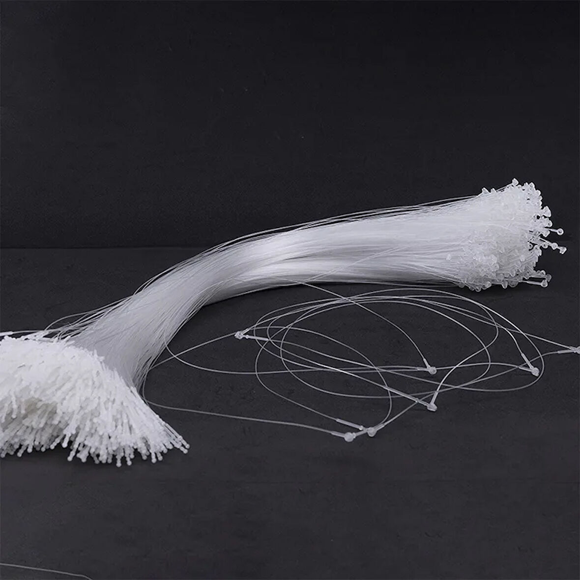 Fuyaku 15" Elle Geçmeli Kılçık Etiketleme Plastiği Şeffaf (1.000 Adet)