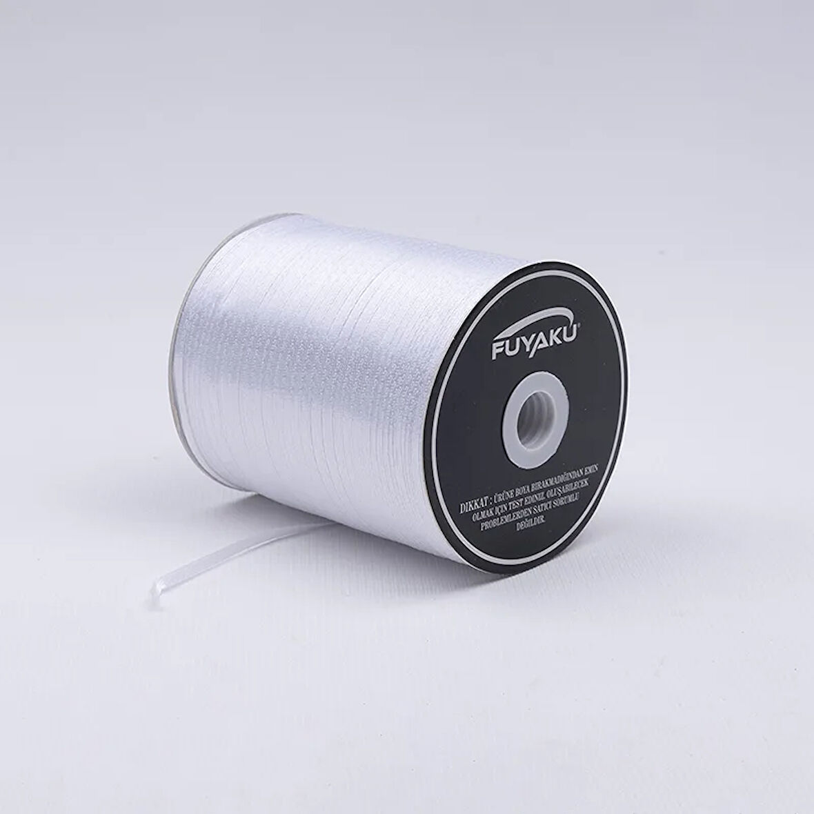 Fuyaku 3.5 mm Saten Kurdele Beyaz (750 Metre)
