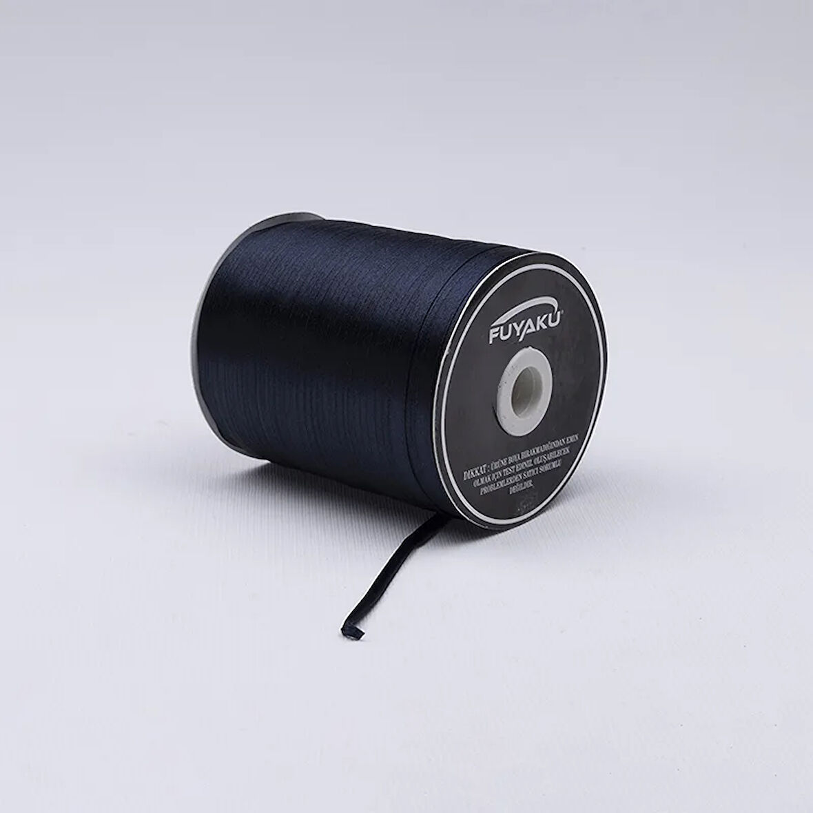 Fuyaku 6 mm Saten Kurdele Lacivert (500 Metre)