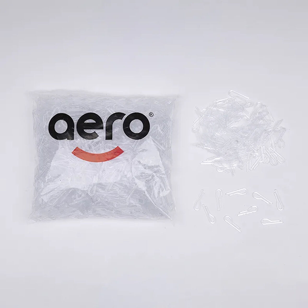 Aero Gömlek Klipsi 37 mm Şeffaf Tırtıksız (2.000 Adet)