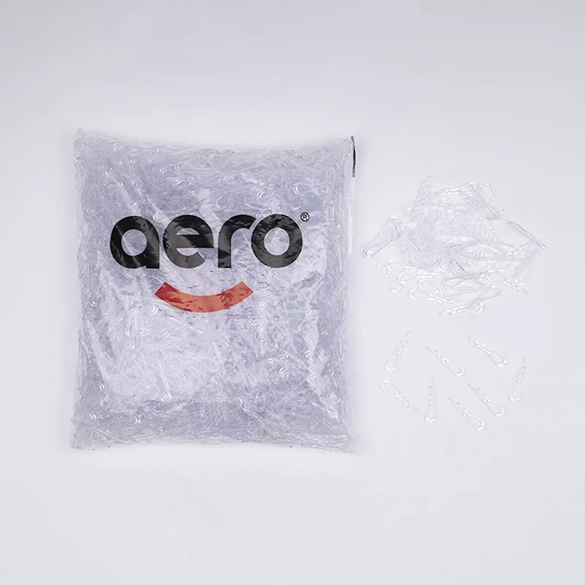 Aero Gömlek Klipsi 38 mm Şeffaf (2.000 Adet)