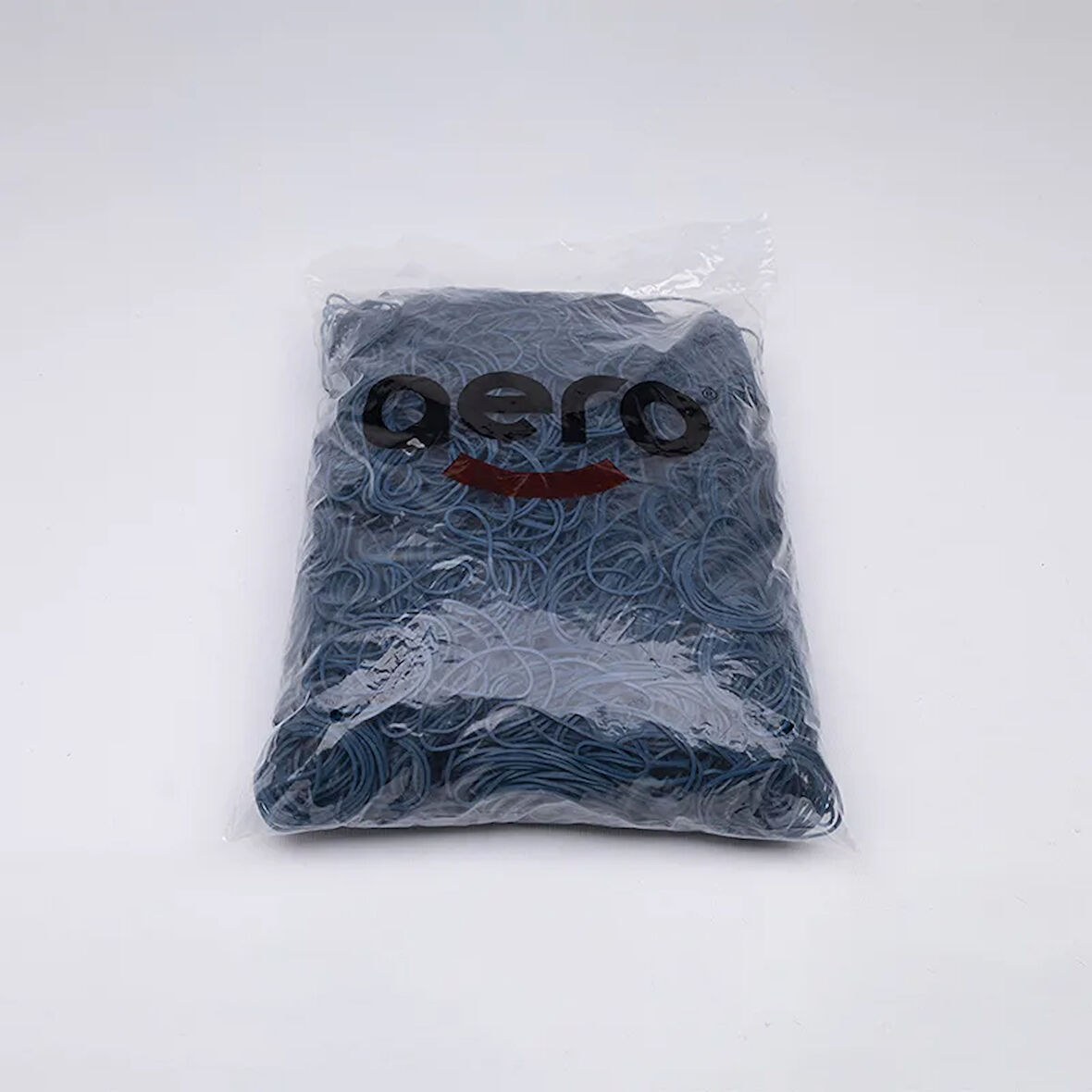 Aero 70 mm 1000 Gr Kauçuk Ambalaj Lastiği Renkli (Toka/Maydanoz) Mavi
