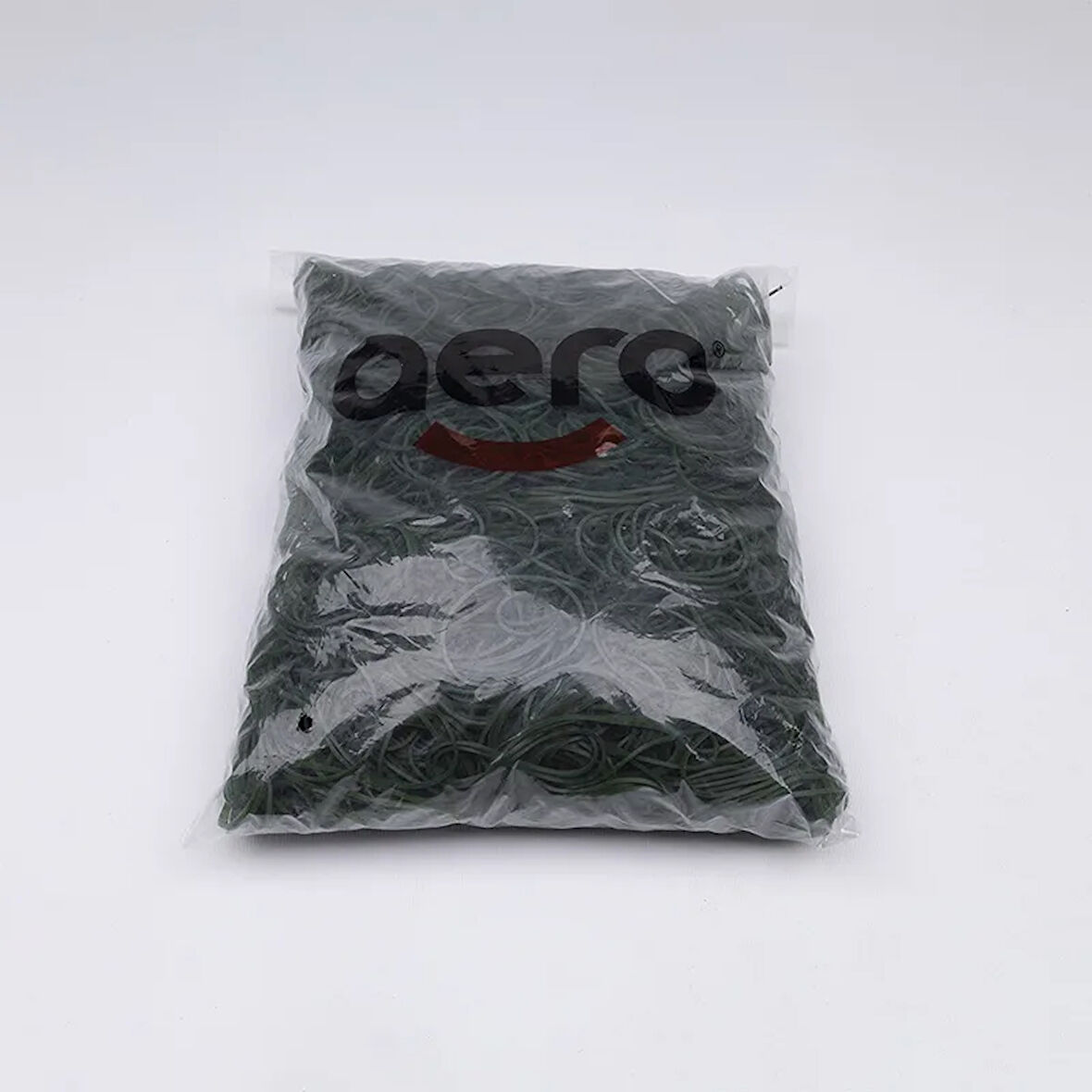 Aero 70 mm 1000 Gr Kauçuk Ambalaj Lastiği Renkli (Toka/Maydanoz) Yeşil