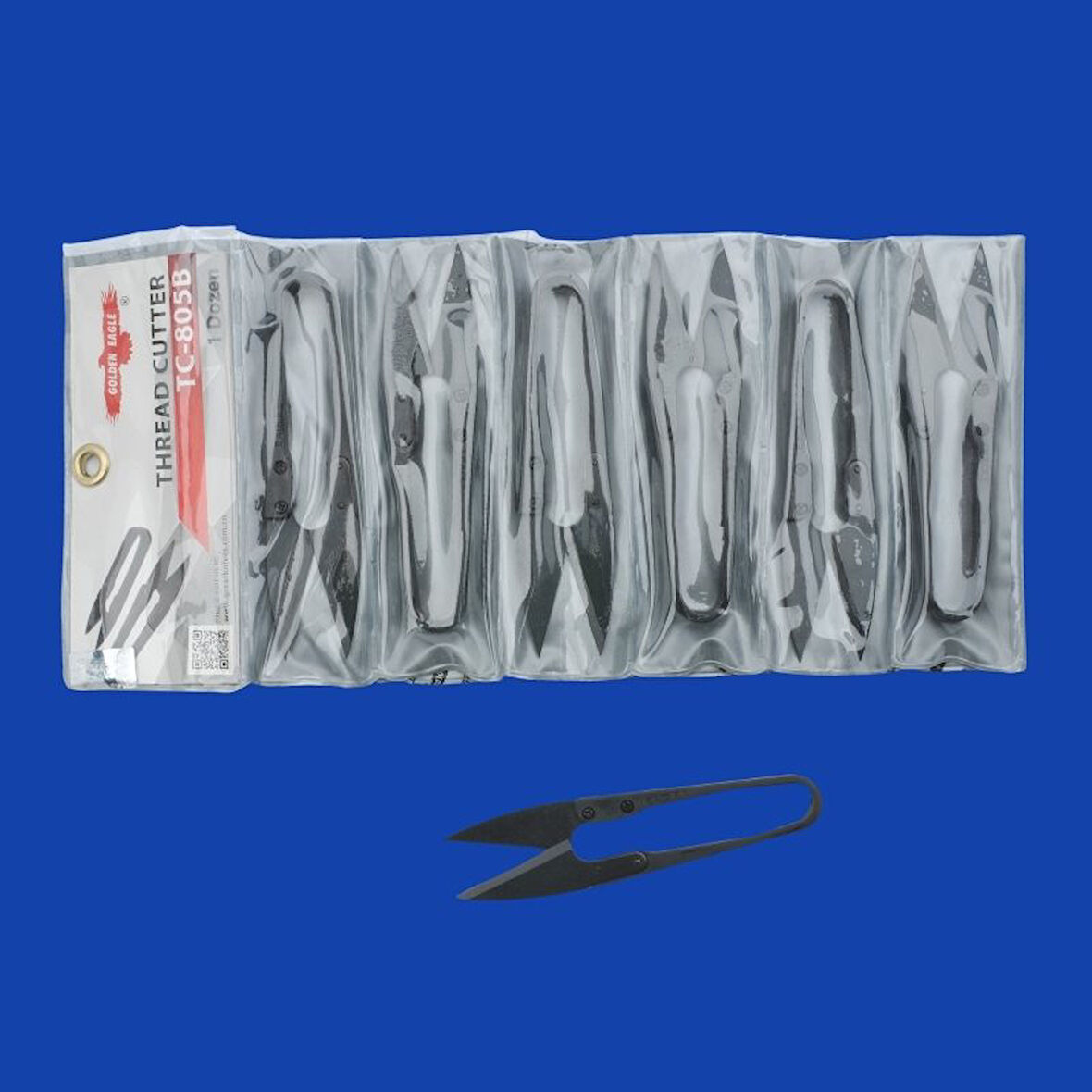 Golden Eagle İplik Temizleme Makası Metal (12 Adet)