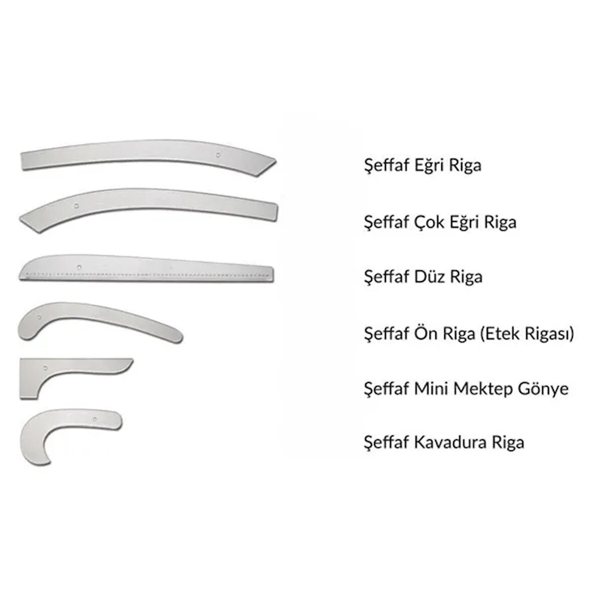Riga Takımı Plastik (6 Parça)