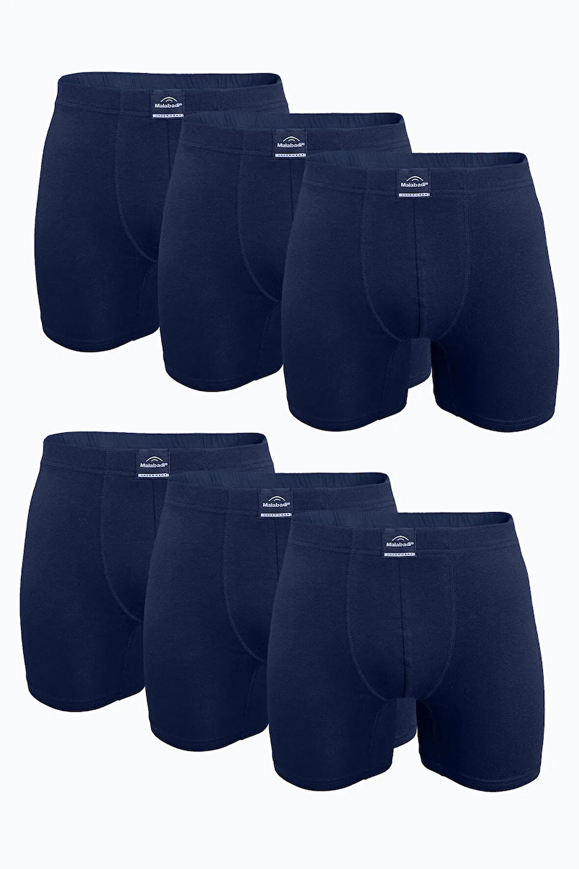 Erkek Füme 6 lı Premium Collection Modal Uzun Boxer 6M250