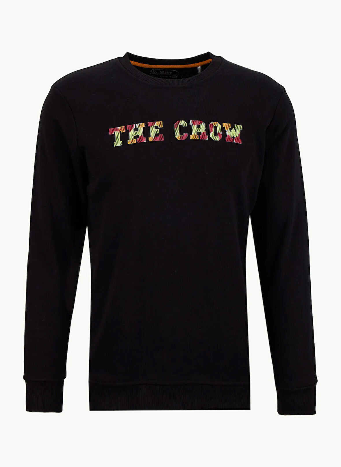 The Crow Bisiklet Yaka Siyah Erkek Sweatshırt TC1950_COLOURFUL