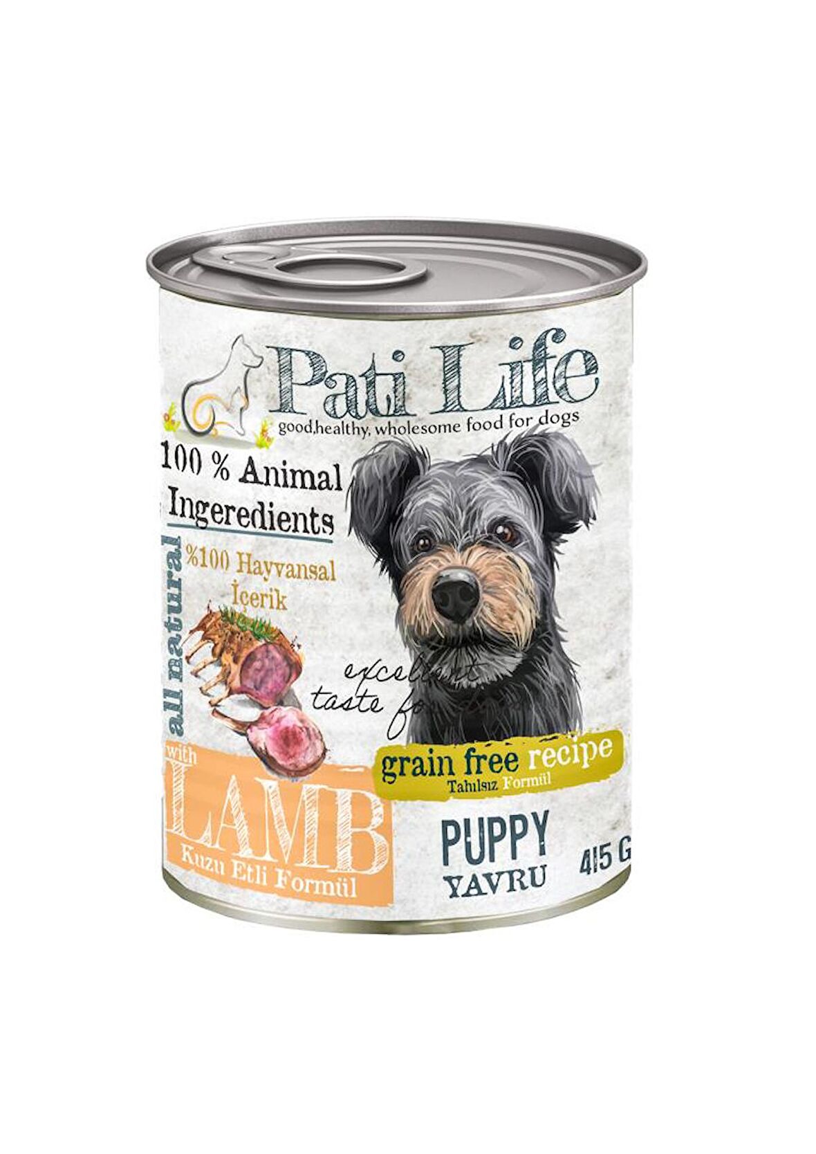 Pati Life Puppy Yavru Köpek Konservesi 415 Gr