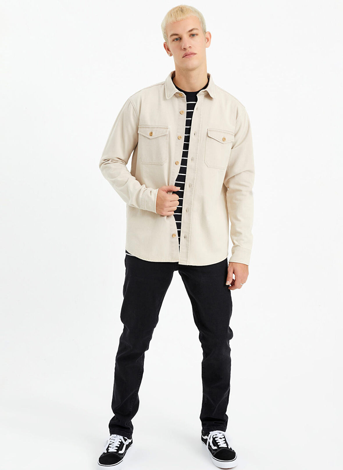 The Crow PETER Erkek  Taş Gömlek