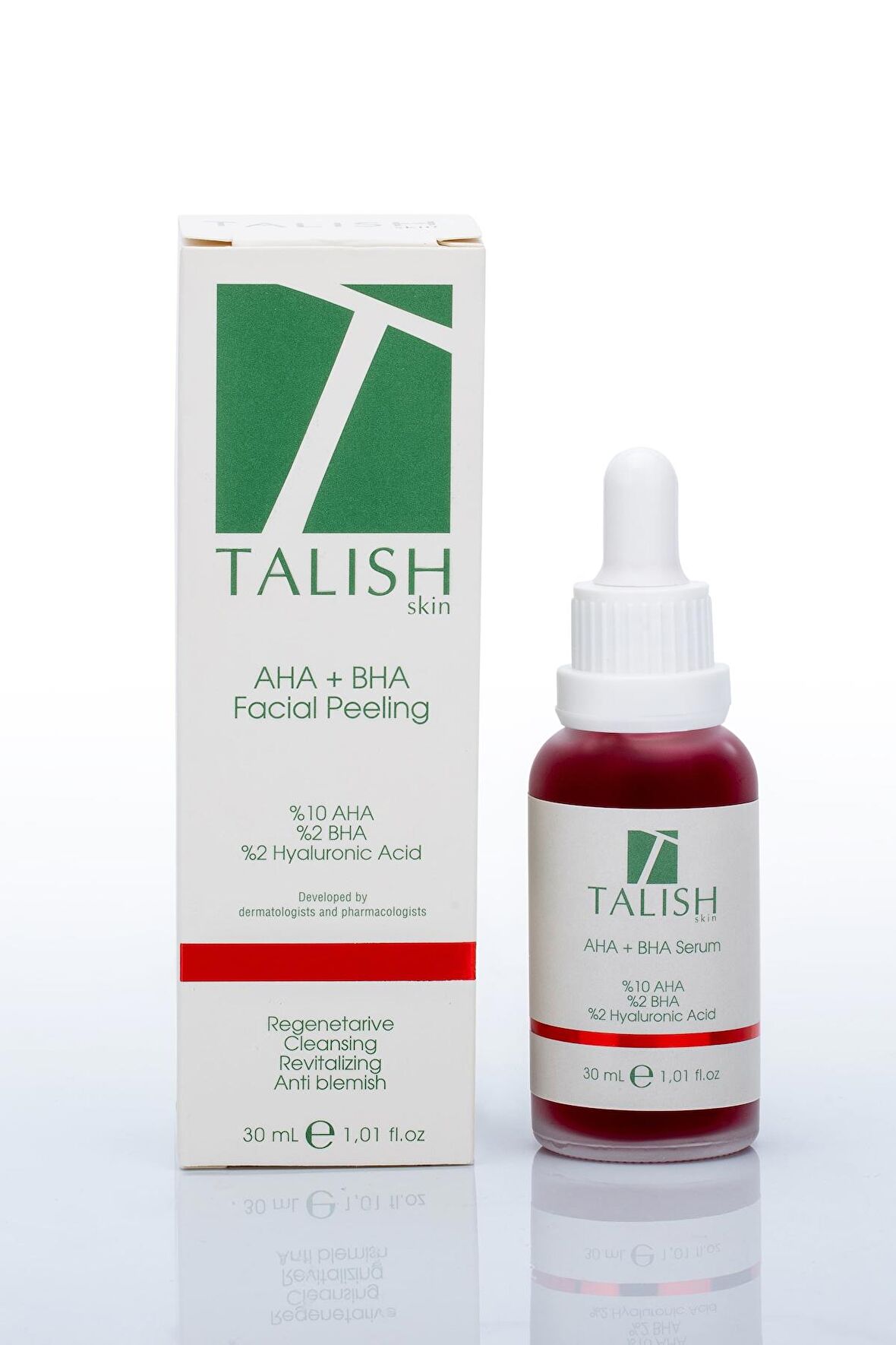 Exfoliating Facial Peeling Yenileyici Peeling Serum %10 AHA / %2 BHA / %2 Hyaluronic Acid