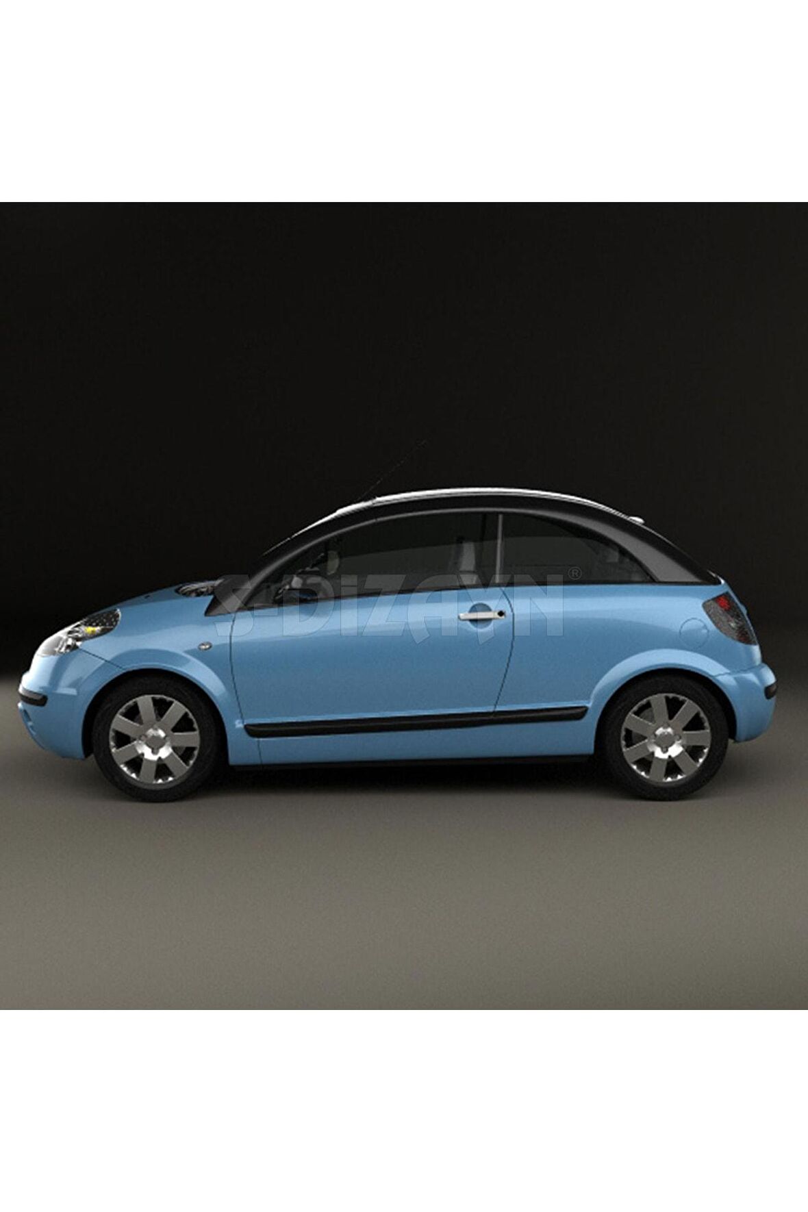 Citroen C3 Krom Kapı Kolu 2 Kapı 2002-2009