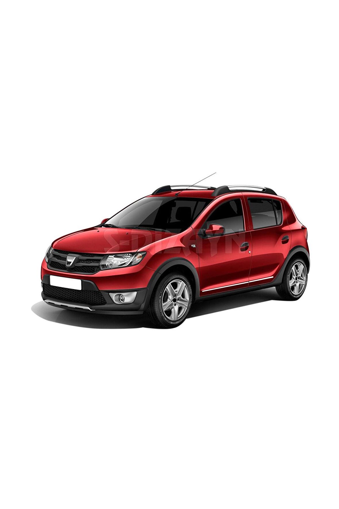 S-dizayn Dacia Sandero 2 Stepway Kapı Koruma Çıtası Krom 2013-2020