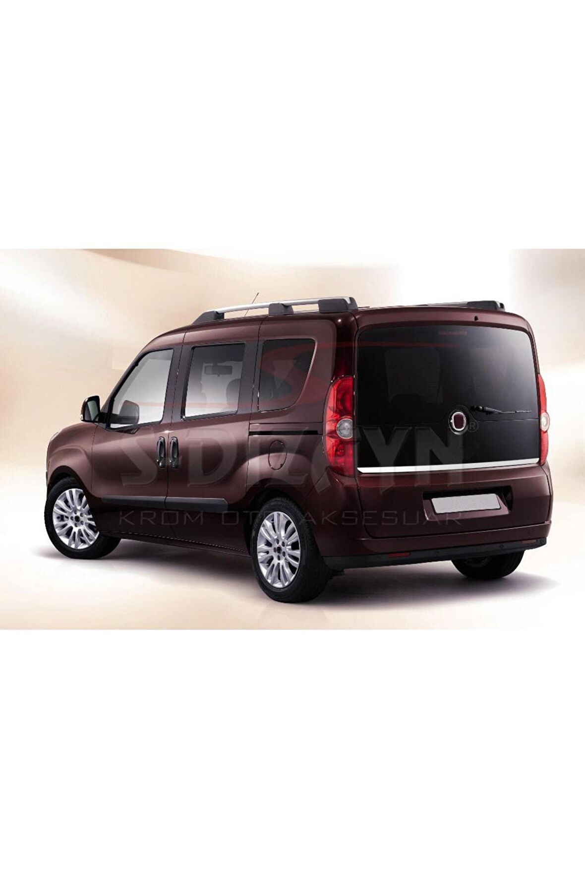 Fiat Doblo Krom Bagaj Camı Alt Çıtası 2010-2015