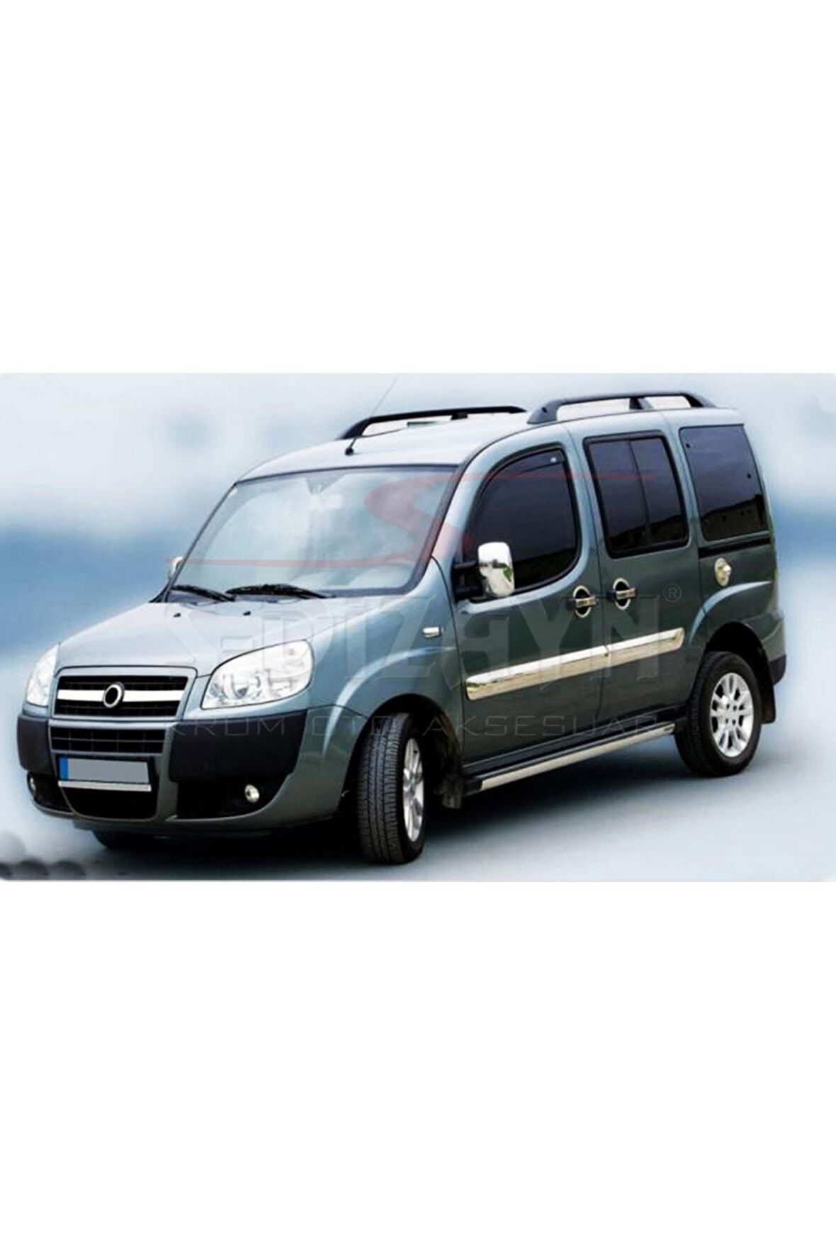 Fiat Doblo Krom Ön Panjur 2 Prç 2006-2010