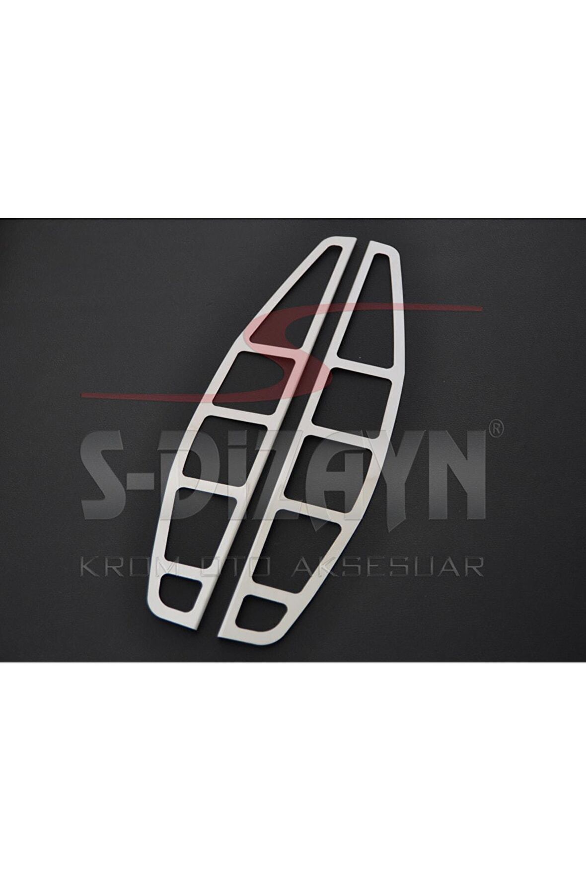 Fiat Doblo Krom Stop Çerçevesi 2 Prç 2000-2006