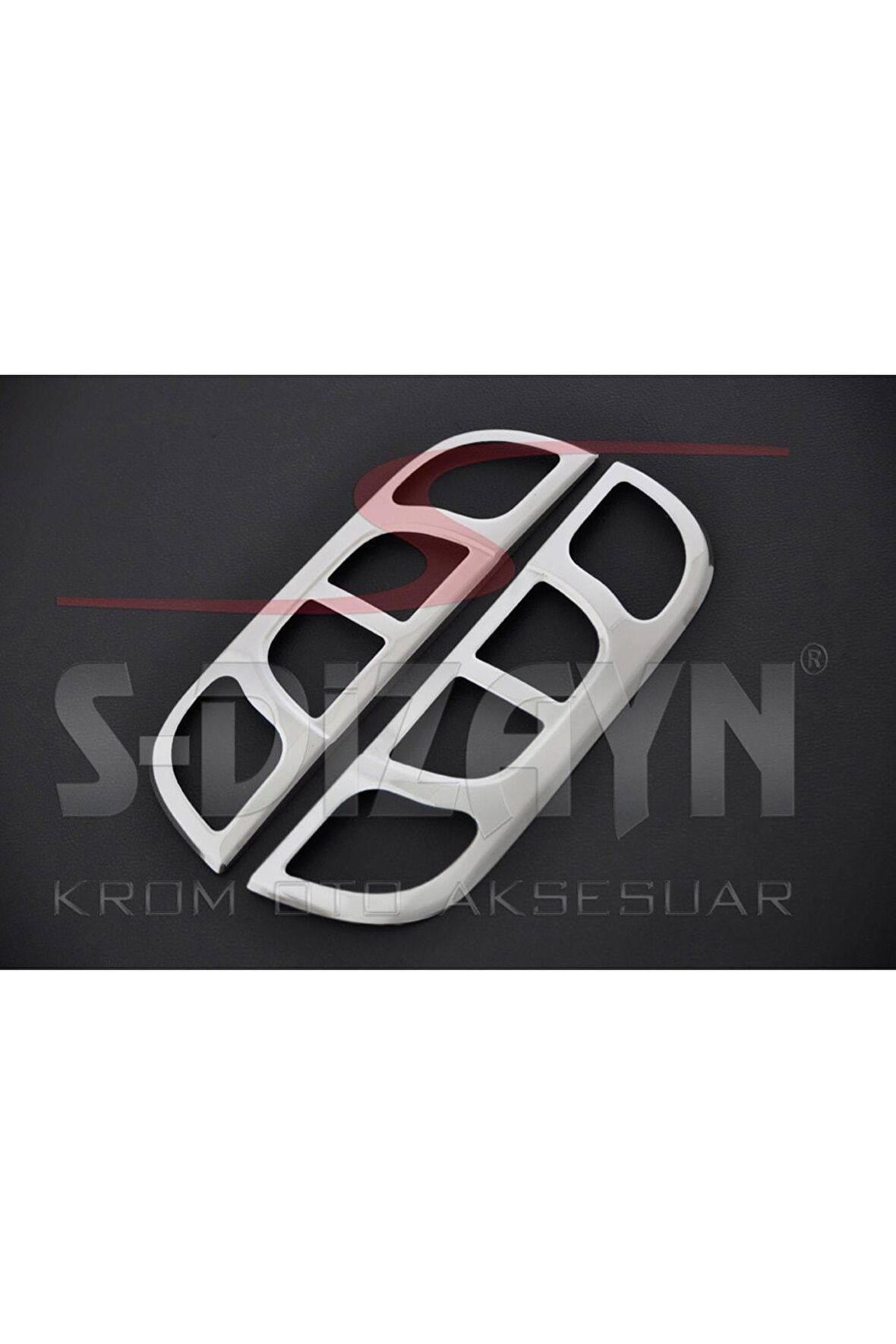 Fiat Fiorino Krom Stop Çerçevesi 2 Prç 2008 Üzeri