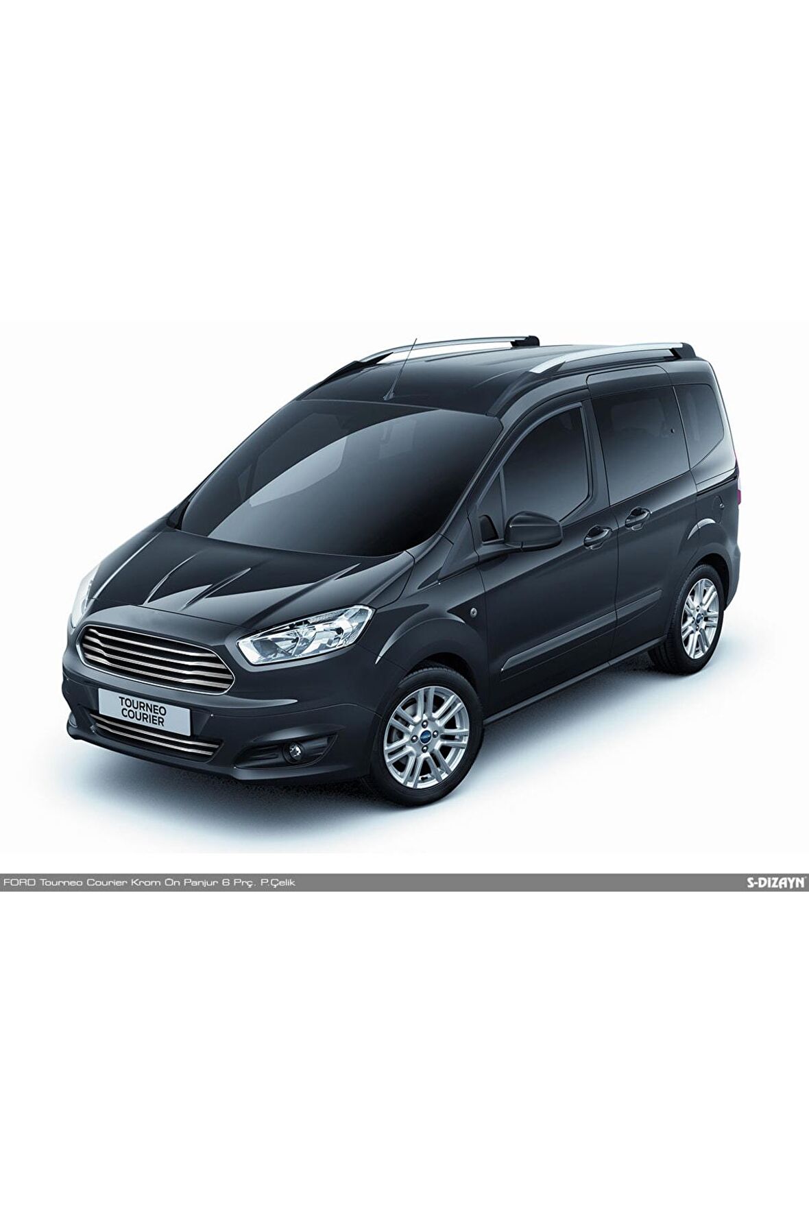 Ford Courier Krom Ön Panjur Seti 6 Prç Model Uyumlu