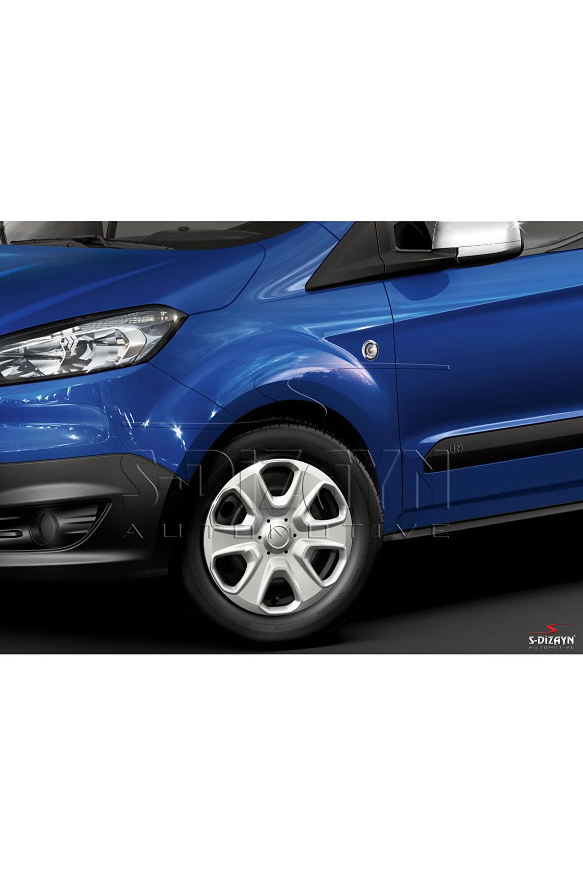 Ford Courier Krom Sinyal Çerçevesi 2 Prç 2014 Üzeri