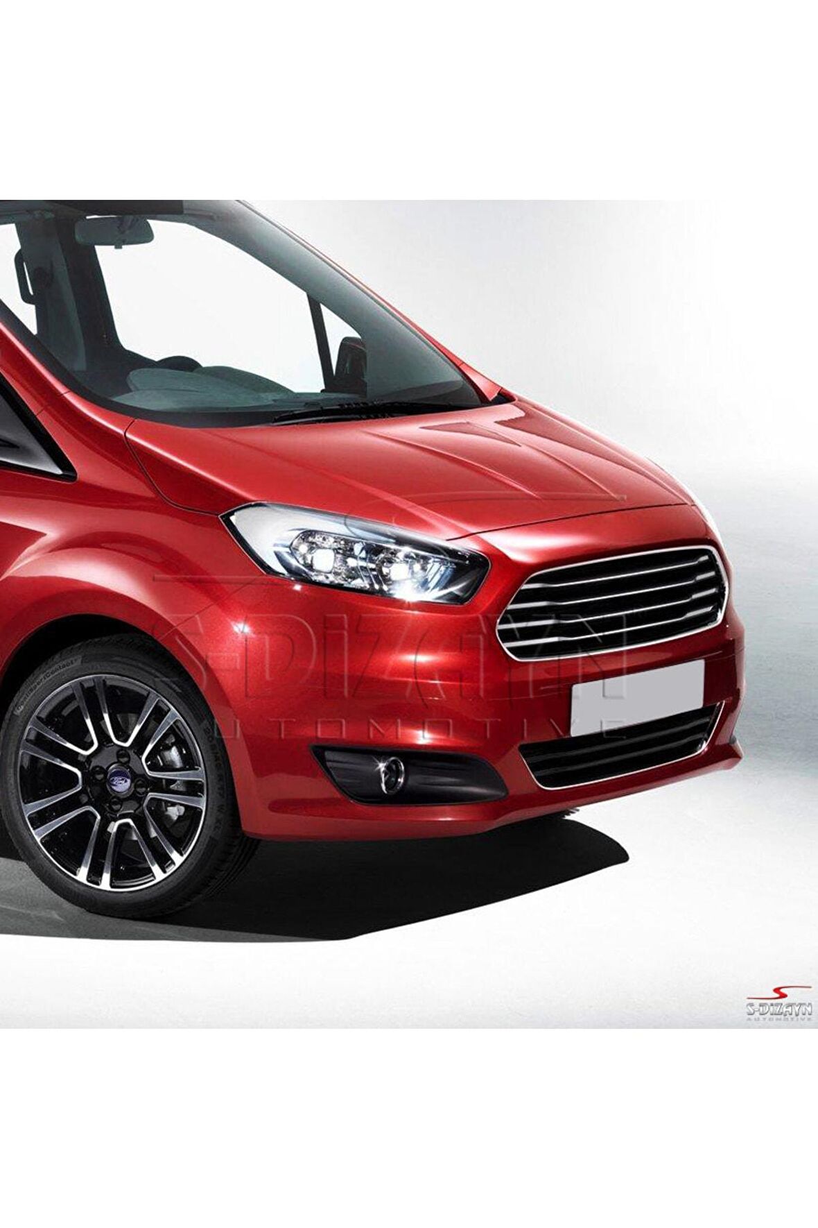 Ford Courier Krom Sis Farı Çerçevesi 2 Prç 2014-2017