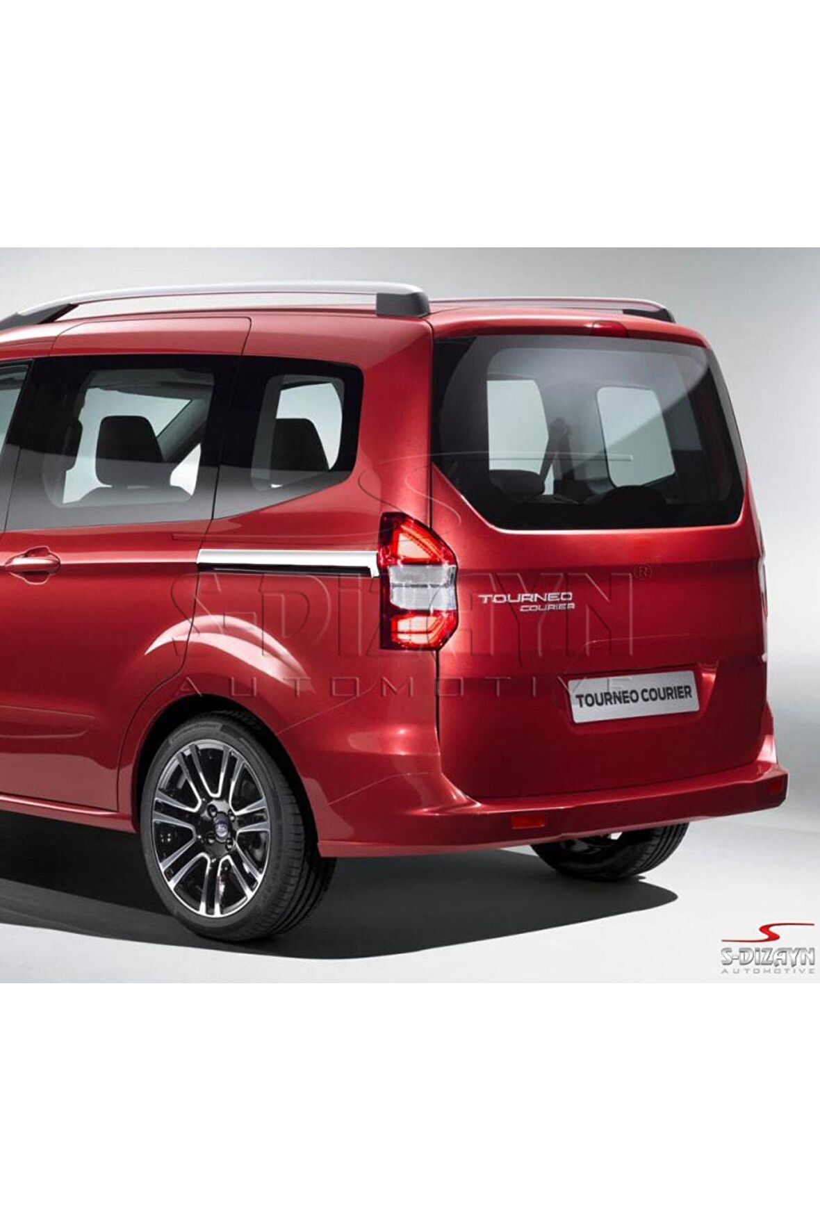 Ford Courier Krom Sürgülü Kapı Çıta 2 Prç 2014 Üzeri