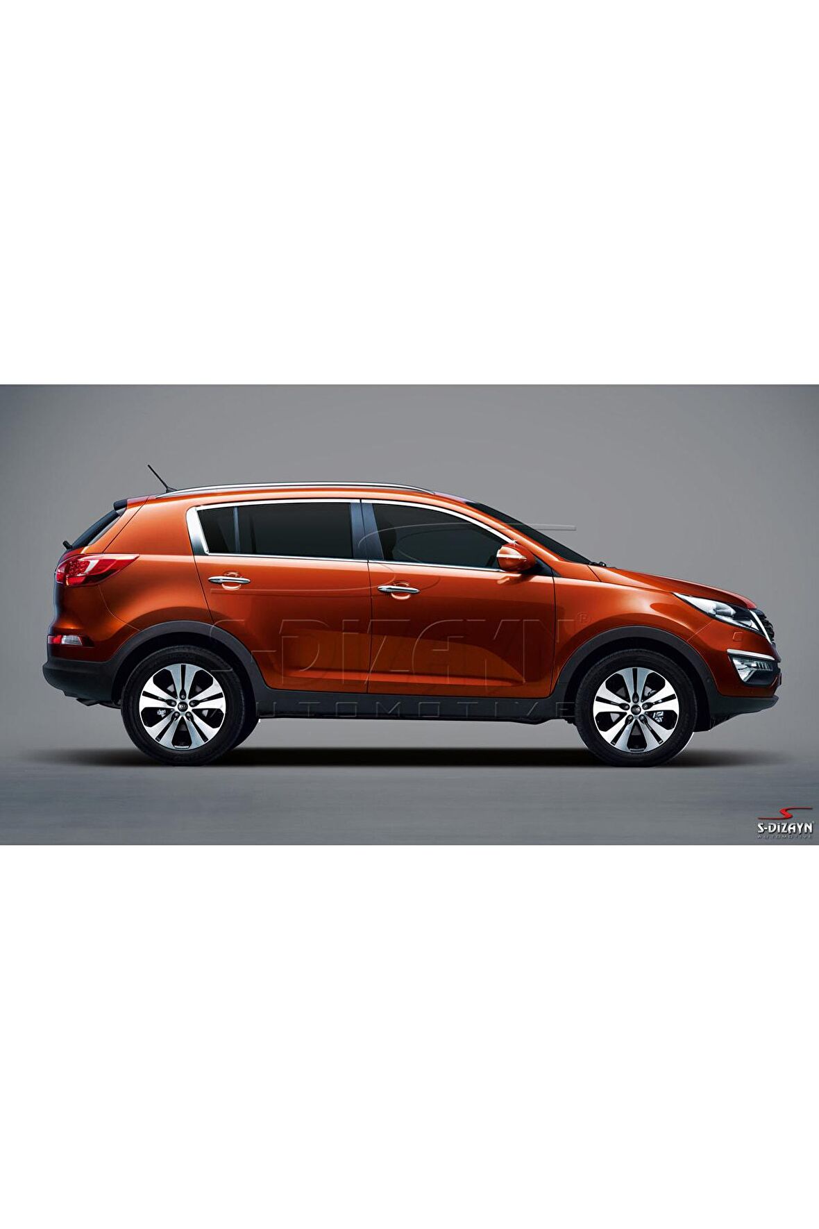 Kia Sportage Krom Cam Üst Çıtası 4 Prç 2010-2015
