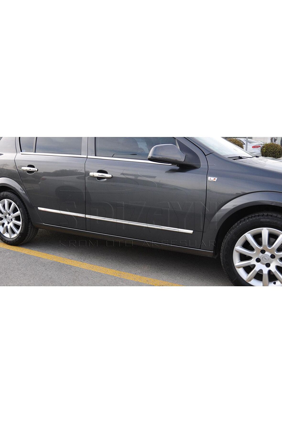 S-dizayn Opel Astra H Sd Kapı Koruma Çıtası Krom 2008 Üzeri