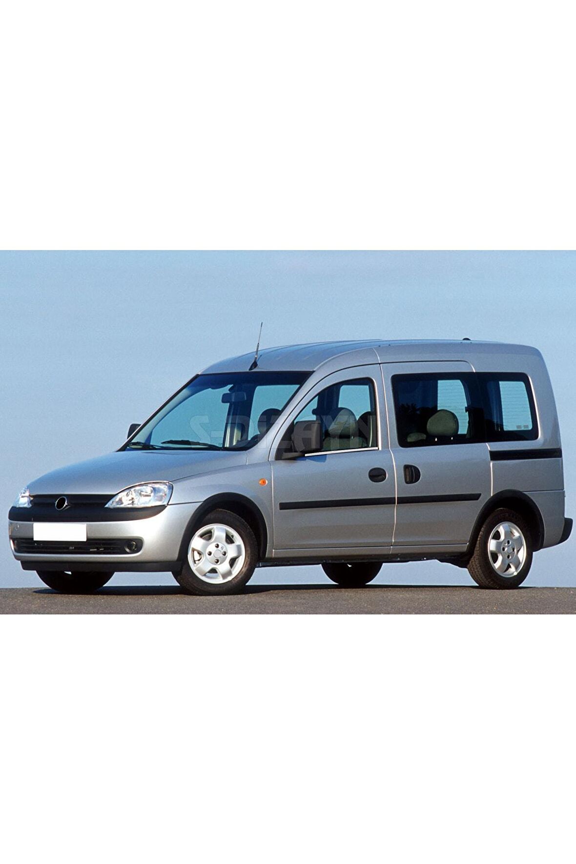 Opel Combo C Krom Cam Çıtası 2 Prç 2001-2011