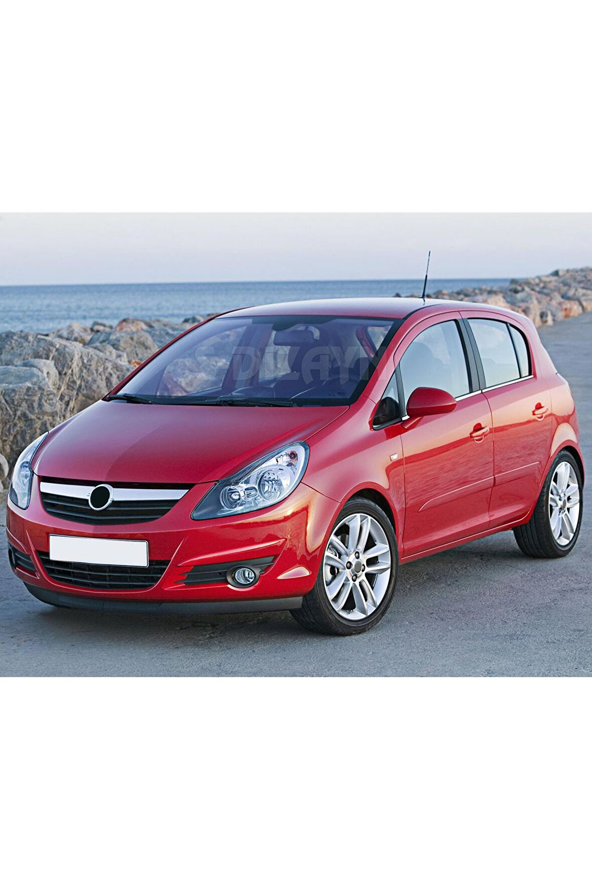 Opel Corsa D Krom Cam Çıtası 6 Prç 2007-2014