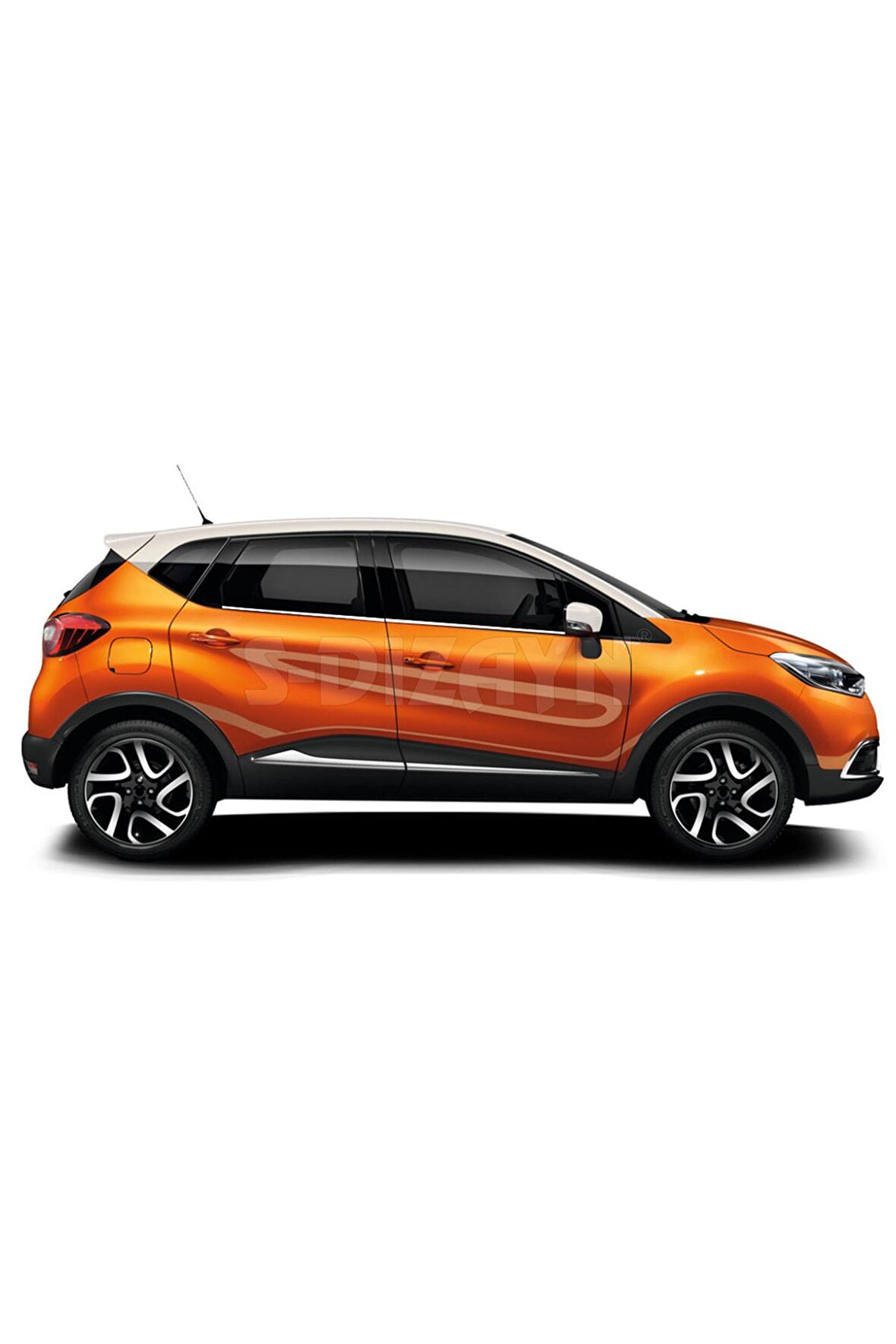 Renault Captur Krom Cam Çıtası 4 Prç. 2013 Üzeri