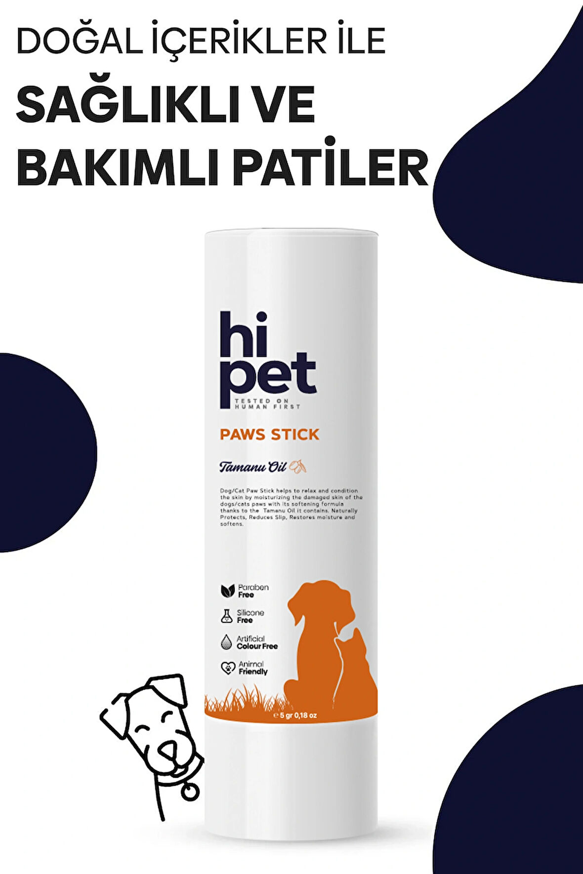 HiPet Köpek Tamanu Oil Pati Stick