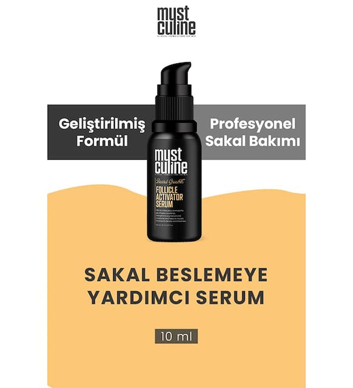 Mustculine Sakal Kökü Uyarıcı&Besleyici Serum