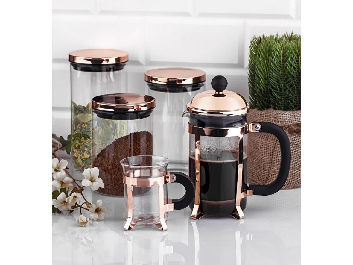 Taç Aloha 5 Parça French Press Seti