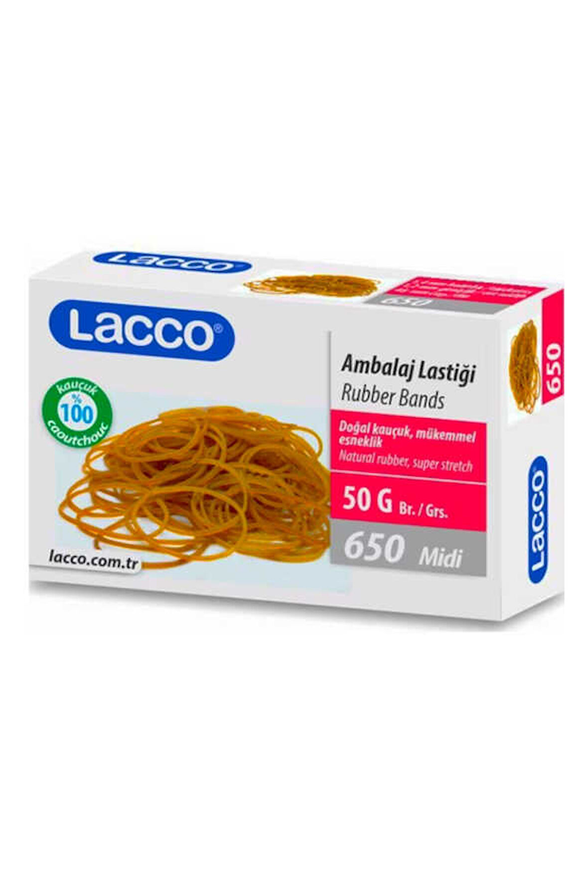 Lacco 650 50 gr Midi Kauçuk Paket Lastiği