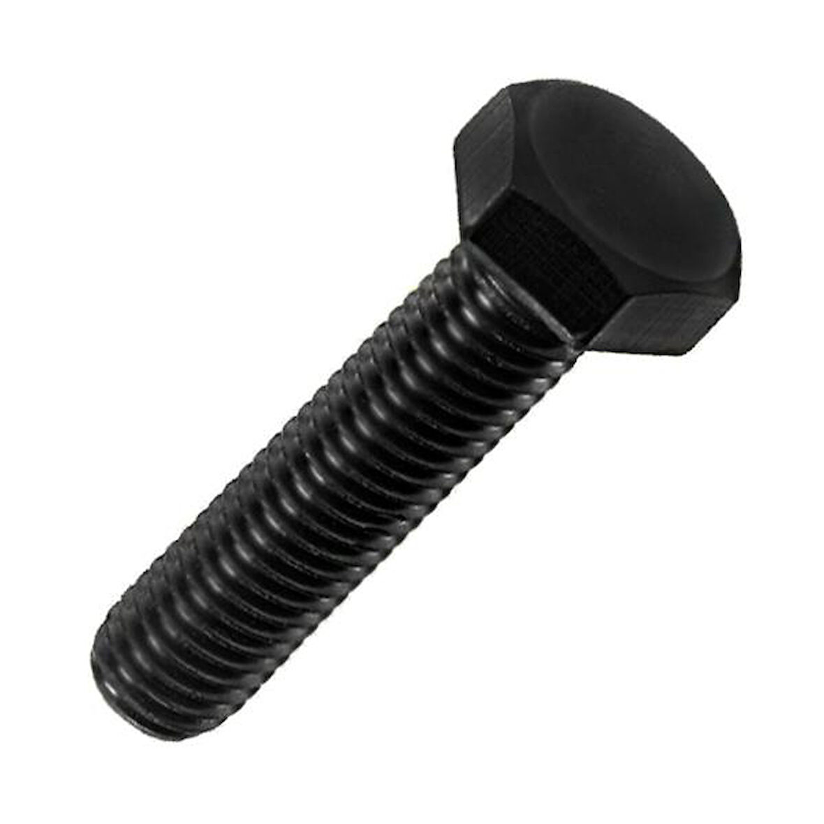 Civtec DIN 933 AKB Tam Diş 8.8 Kalite Çelik Cıvata Siyah 16x80 100 Adet