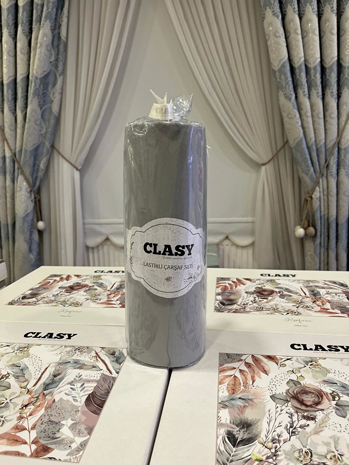 Clasy Minel Çift Kişilik Lastikli Çarşaf Seti