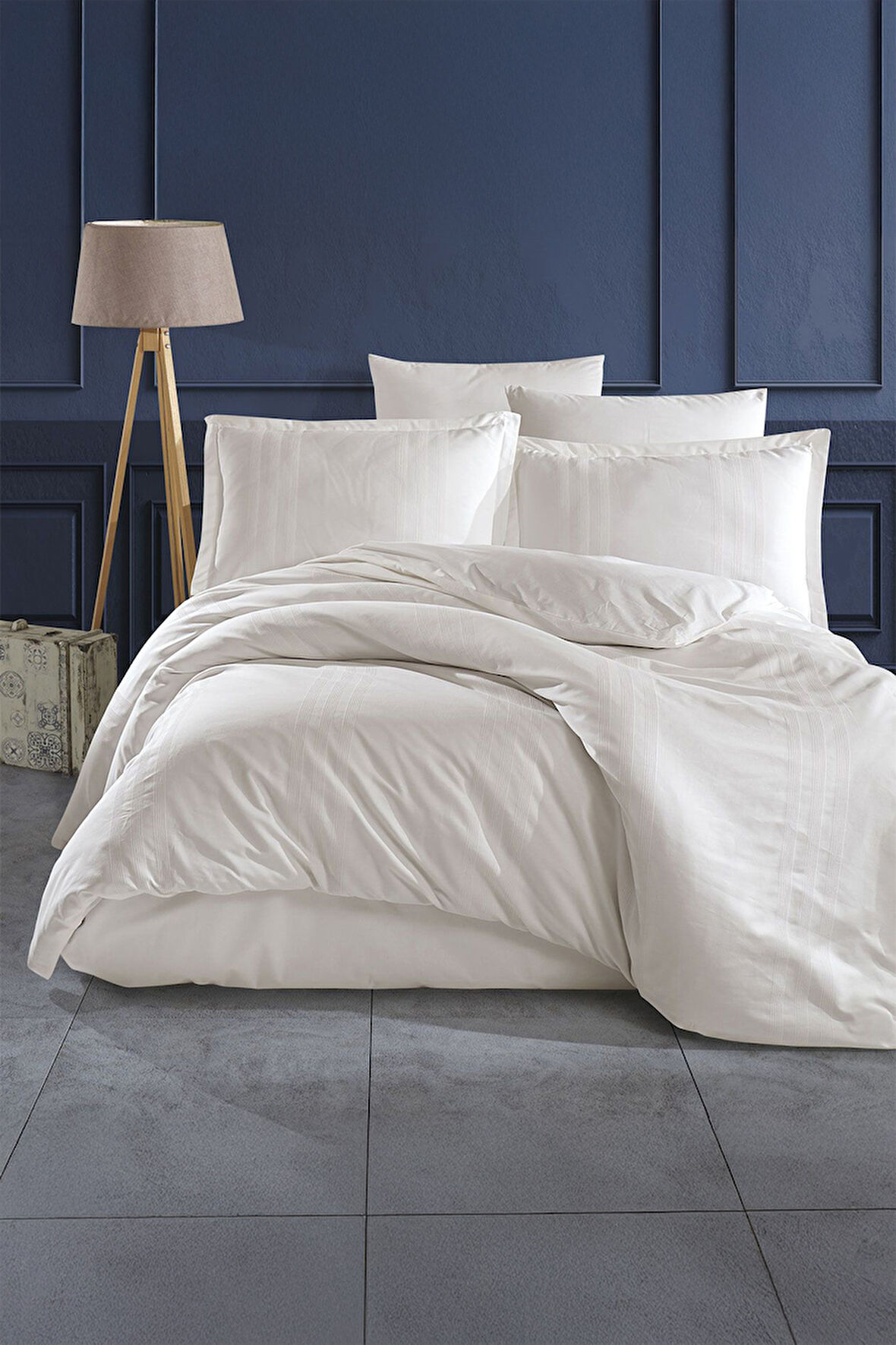 Clasy Melkor Taş Çift Kişilik %100 Pamuk Nevresim Takımı