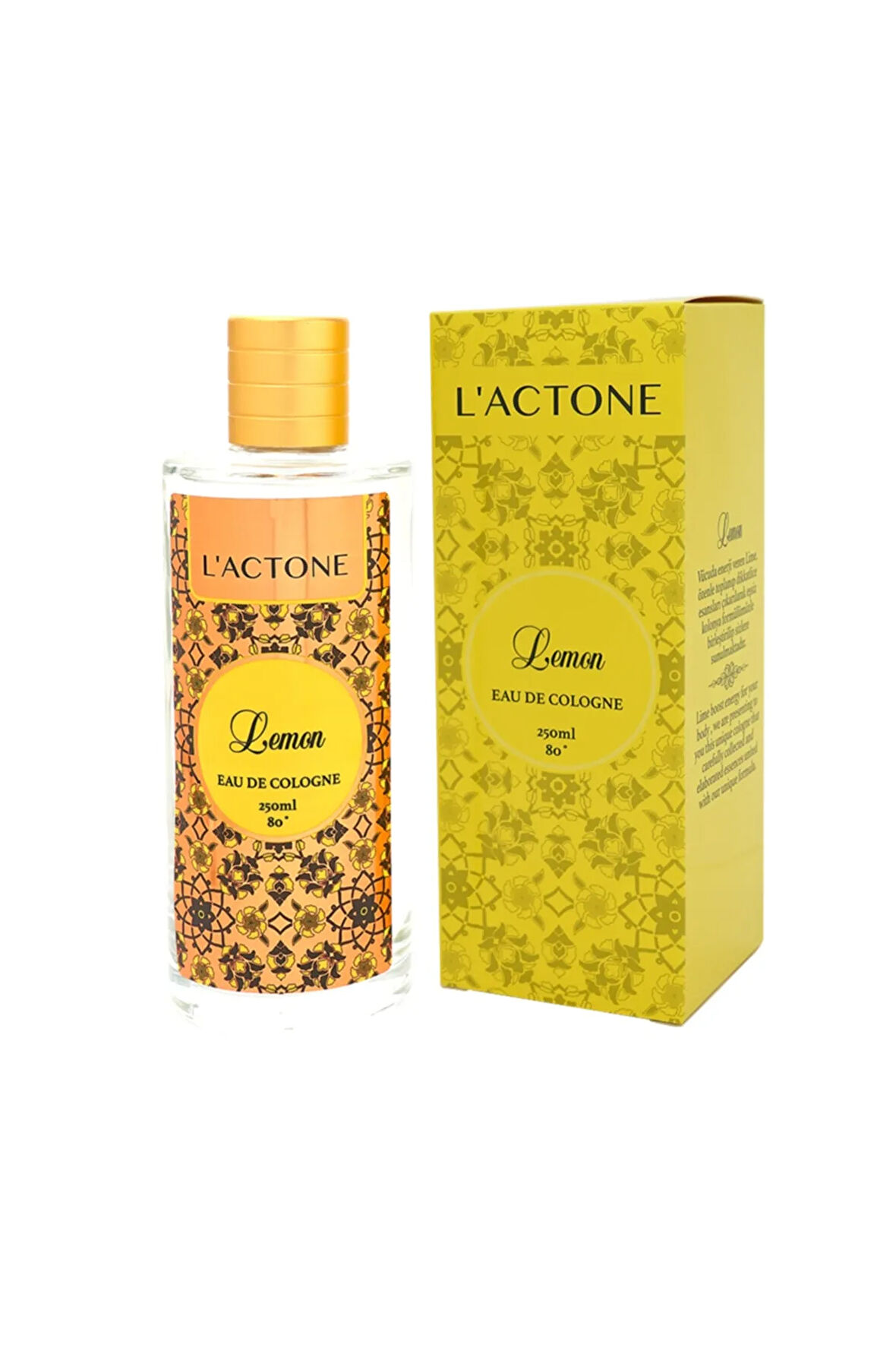 Limon Kolonya Cam Şişe 250 ml