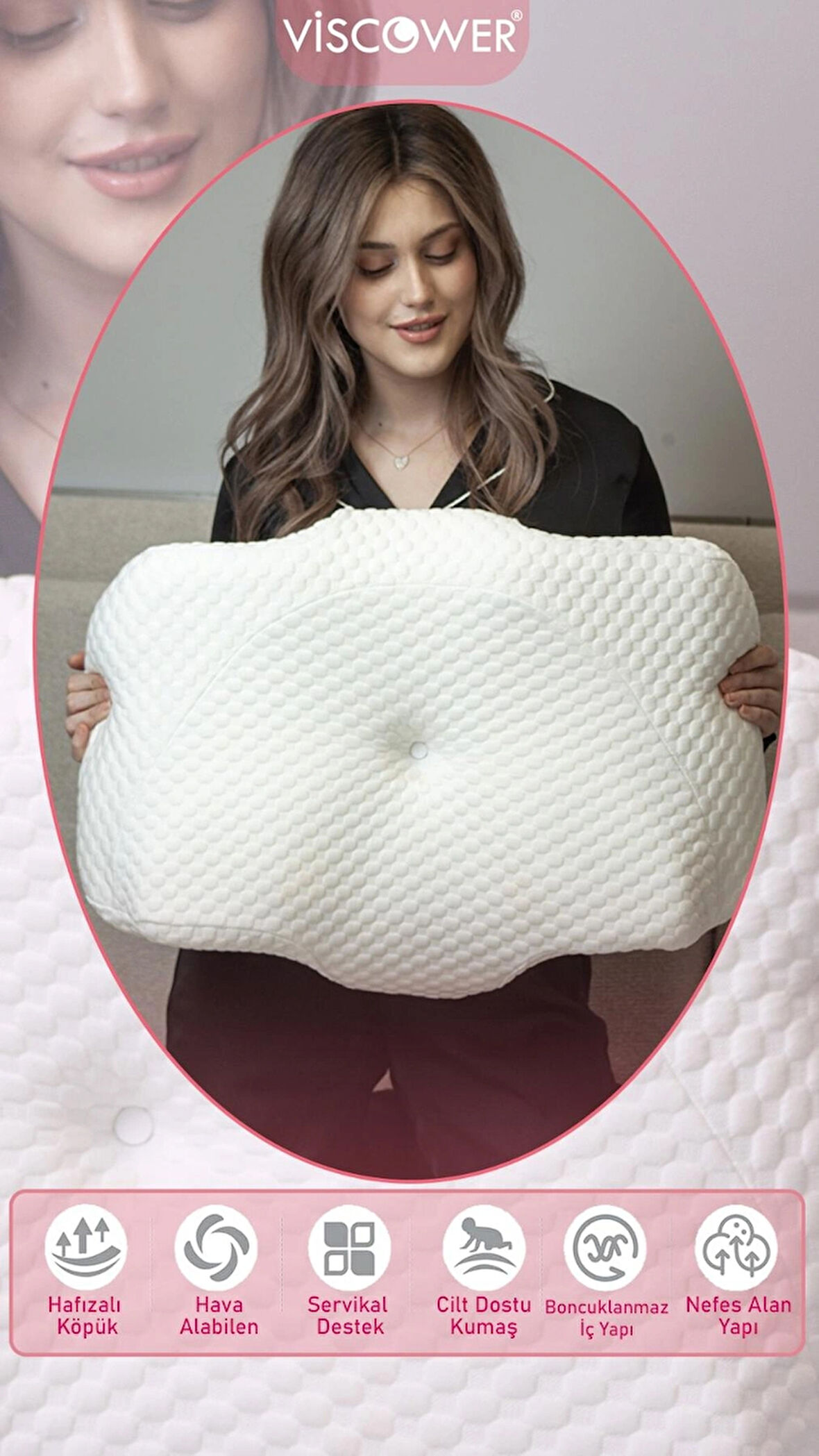 Queen Of Sleep Boyun Destekli Güzellik Yastığı