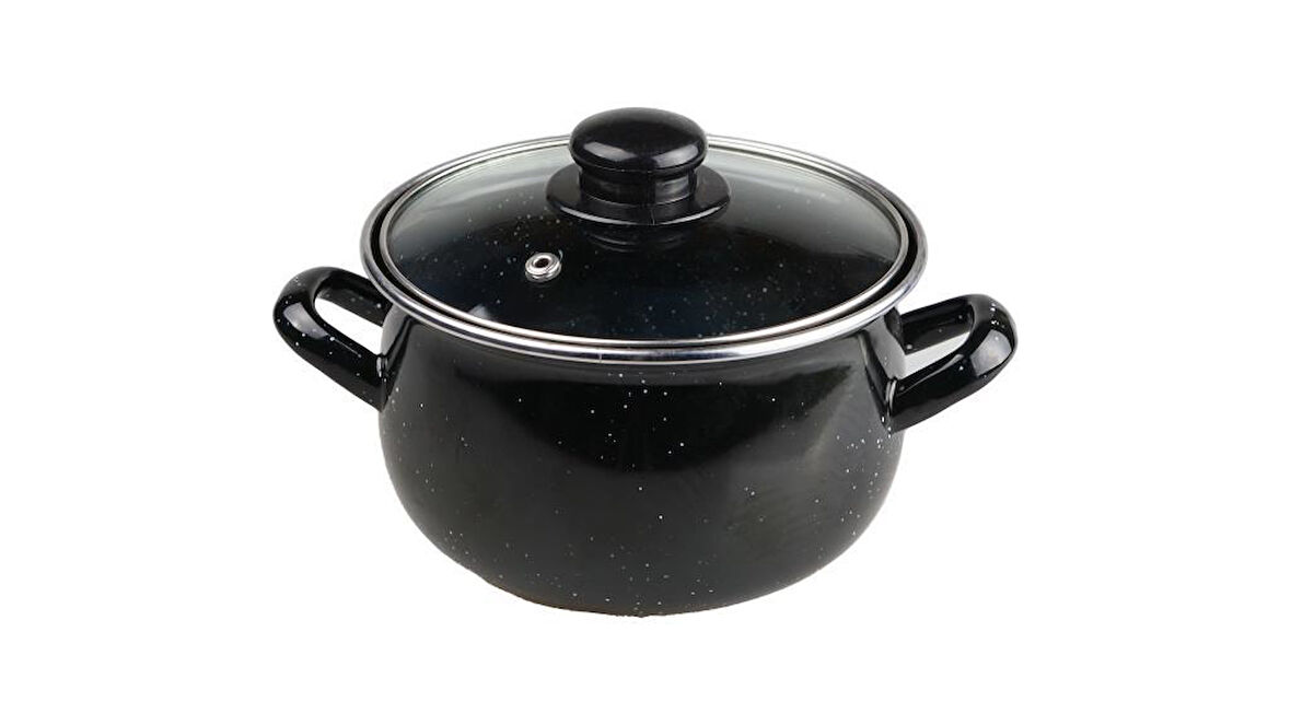 Bambum Midnight Kızartma Tenceresi - 24 cm Siyah